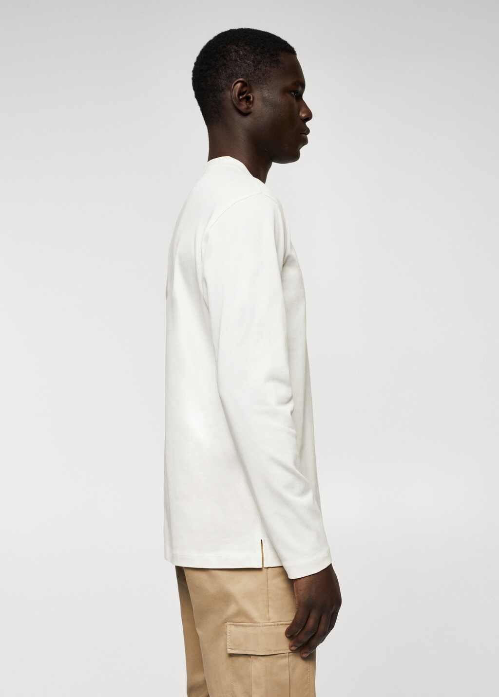 【関税無・国内発】 Off-White / Short Sleeve Longline T-Shirt Off White | Short Sleeve Longline T-Shirt | Longline T