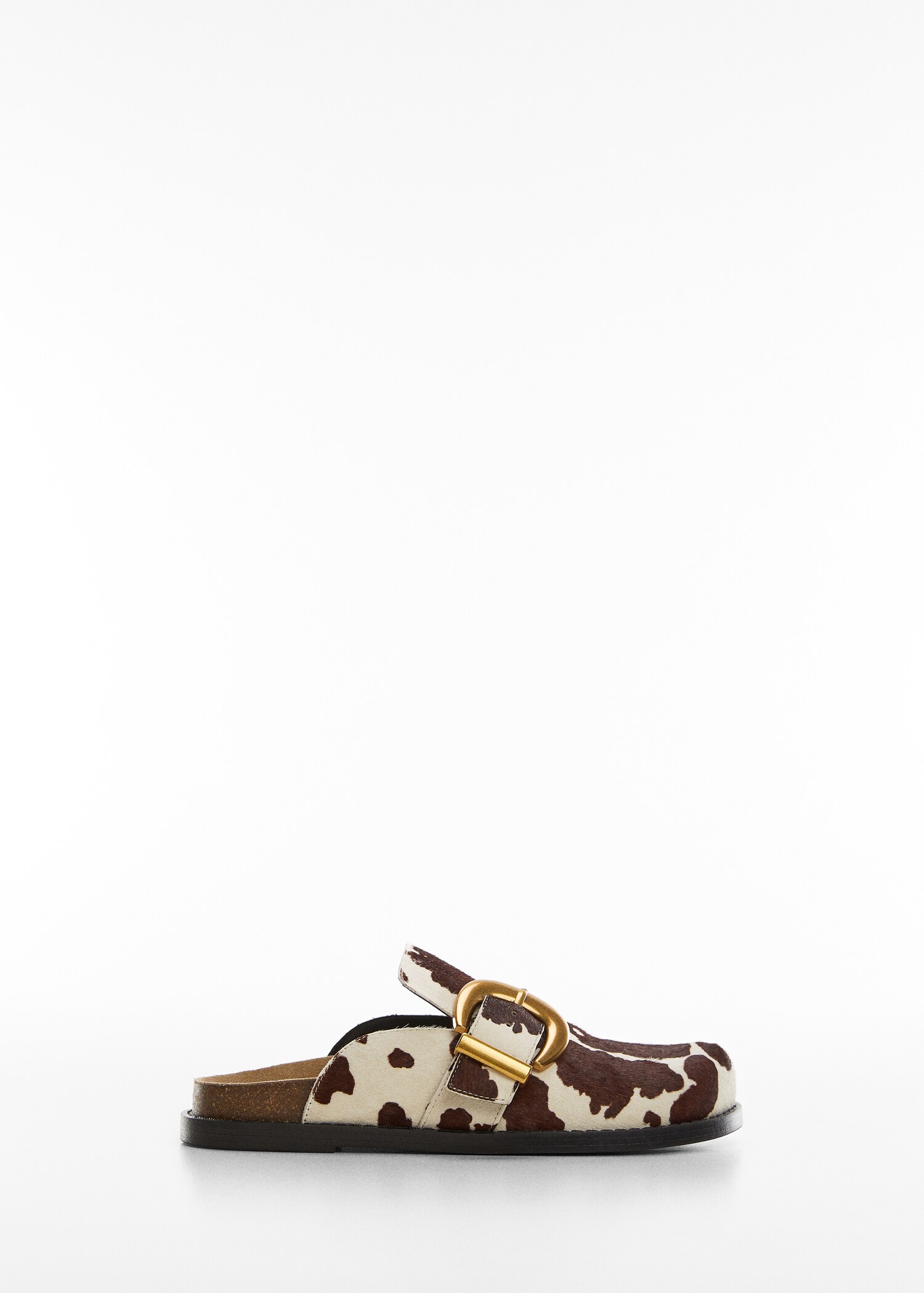 Zueco piel animal print - Artículo sin modelo