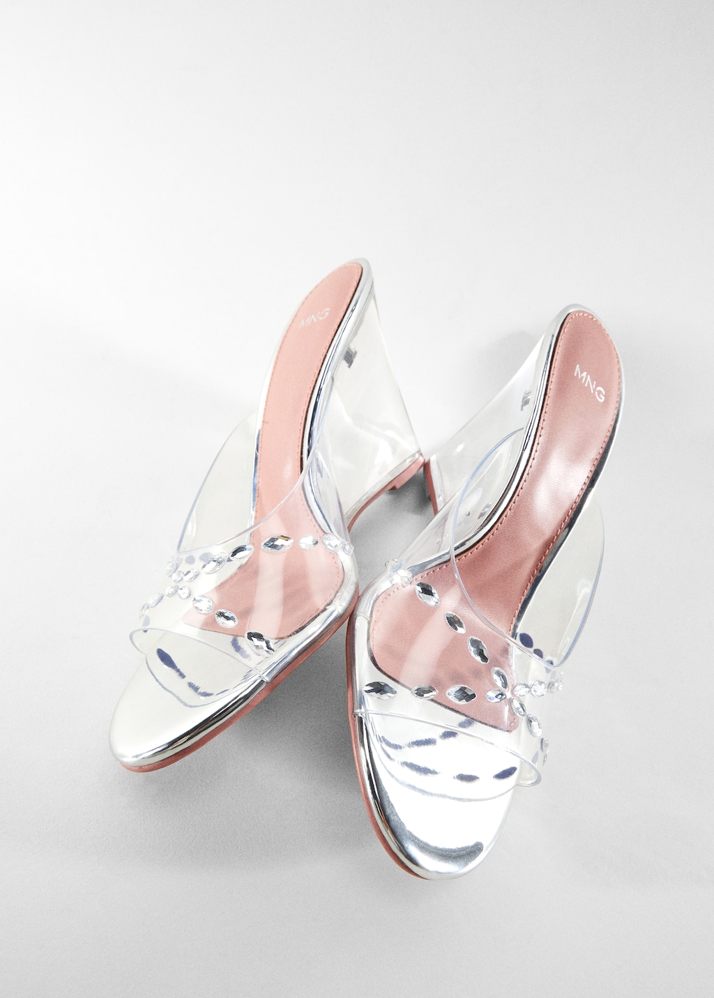 Talon compensé transparent new arrivals