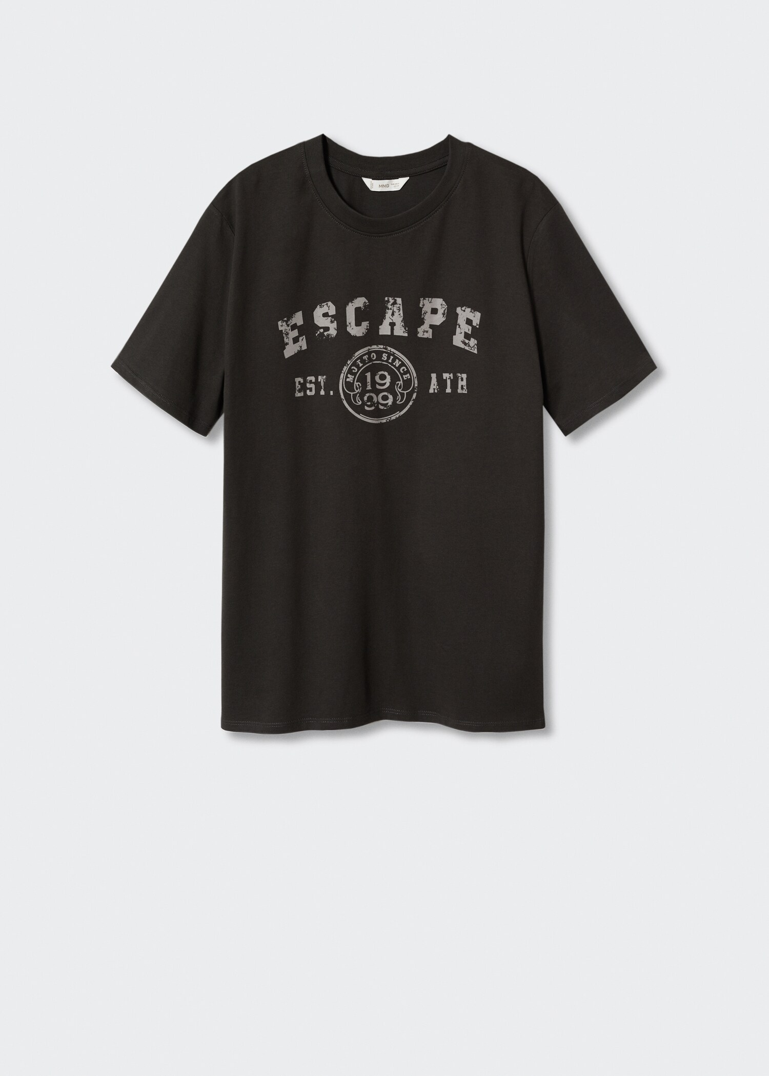 Tricou din bumbac cu mânecă scurtă - Articol fără model