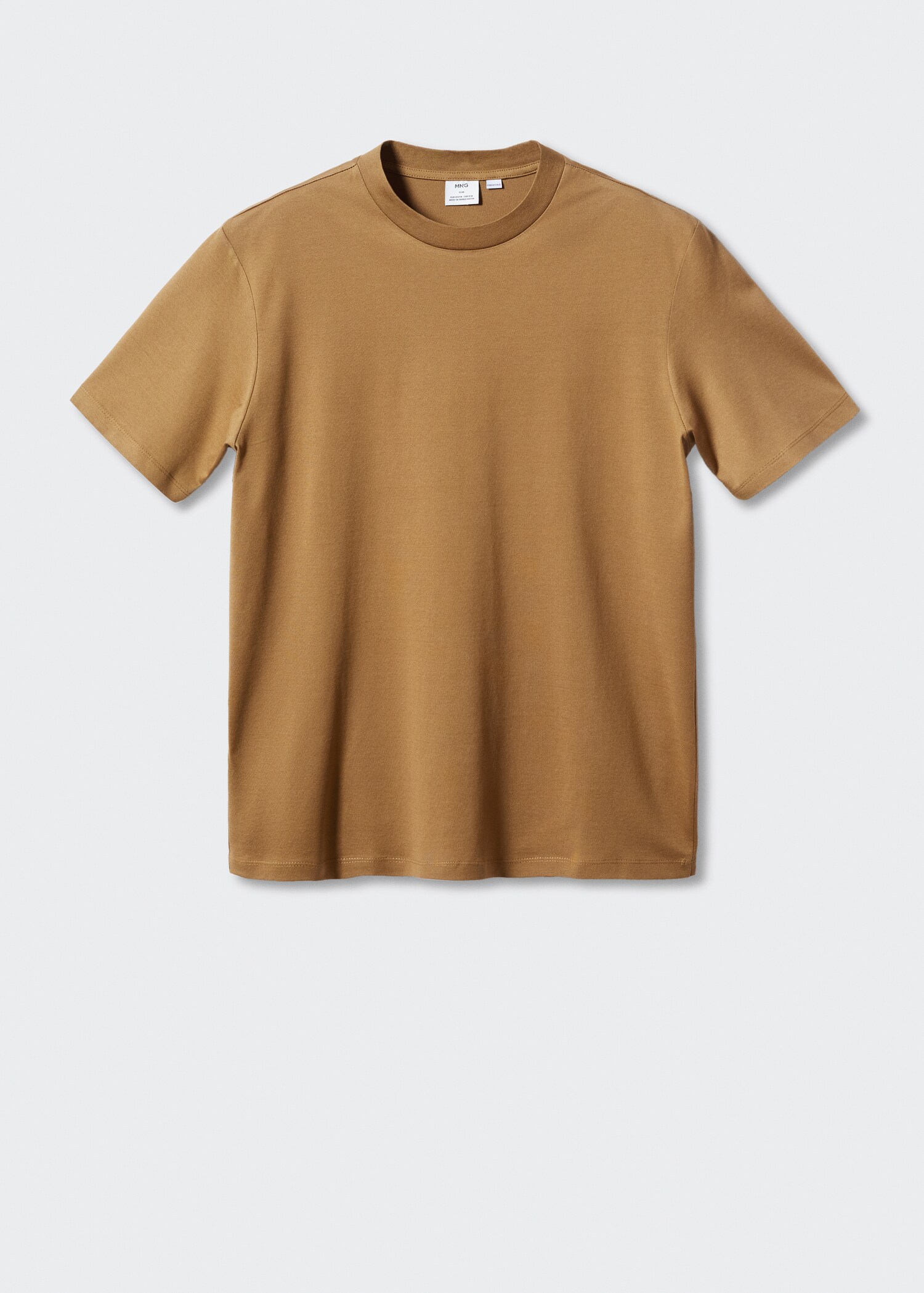 Basic gemerceriseerd lightweight T-shirt - Artikel zonder model