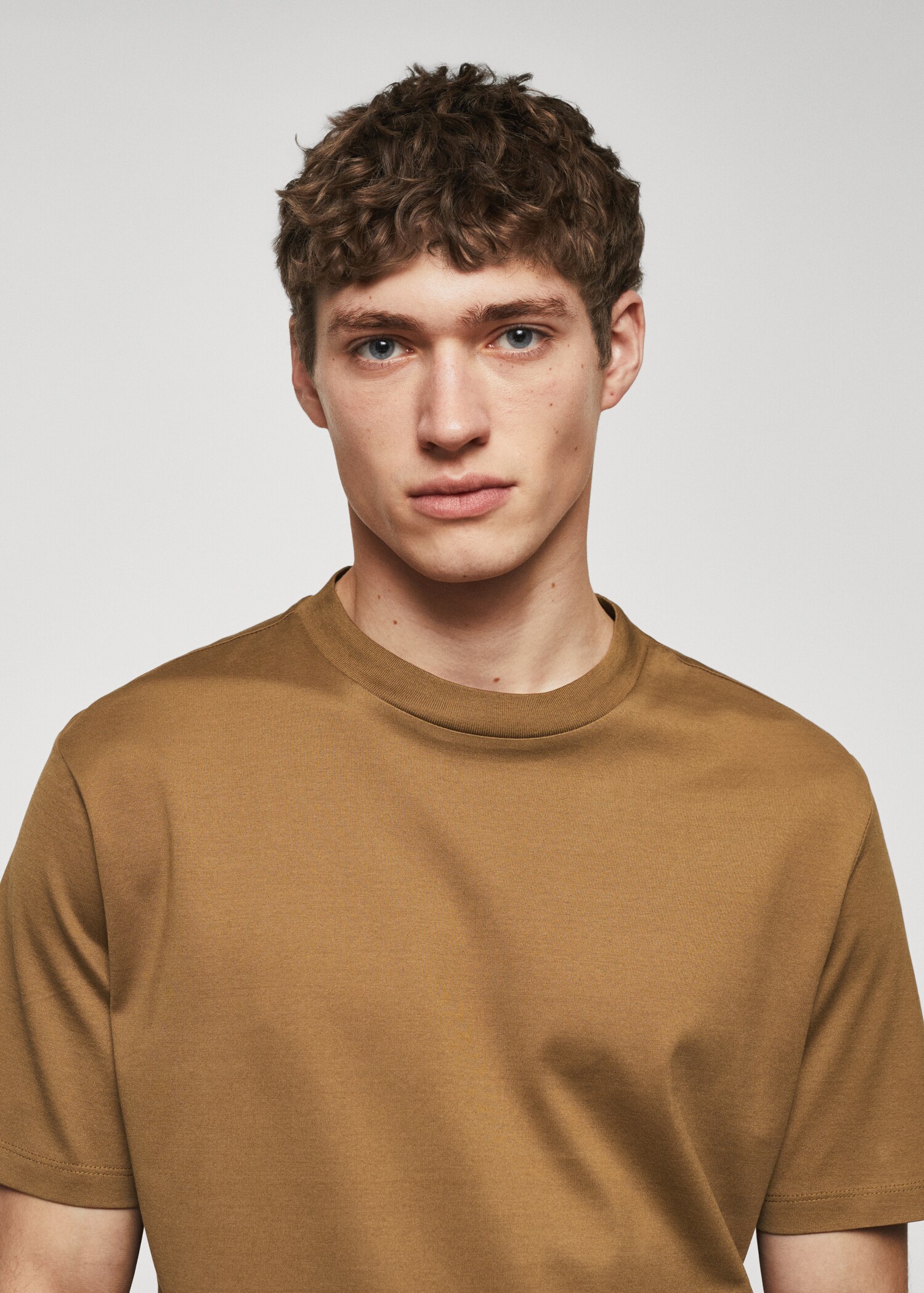 Basic gemerceriseerd lightweight T-shirt - Detail van het artikel 1