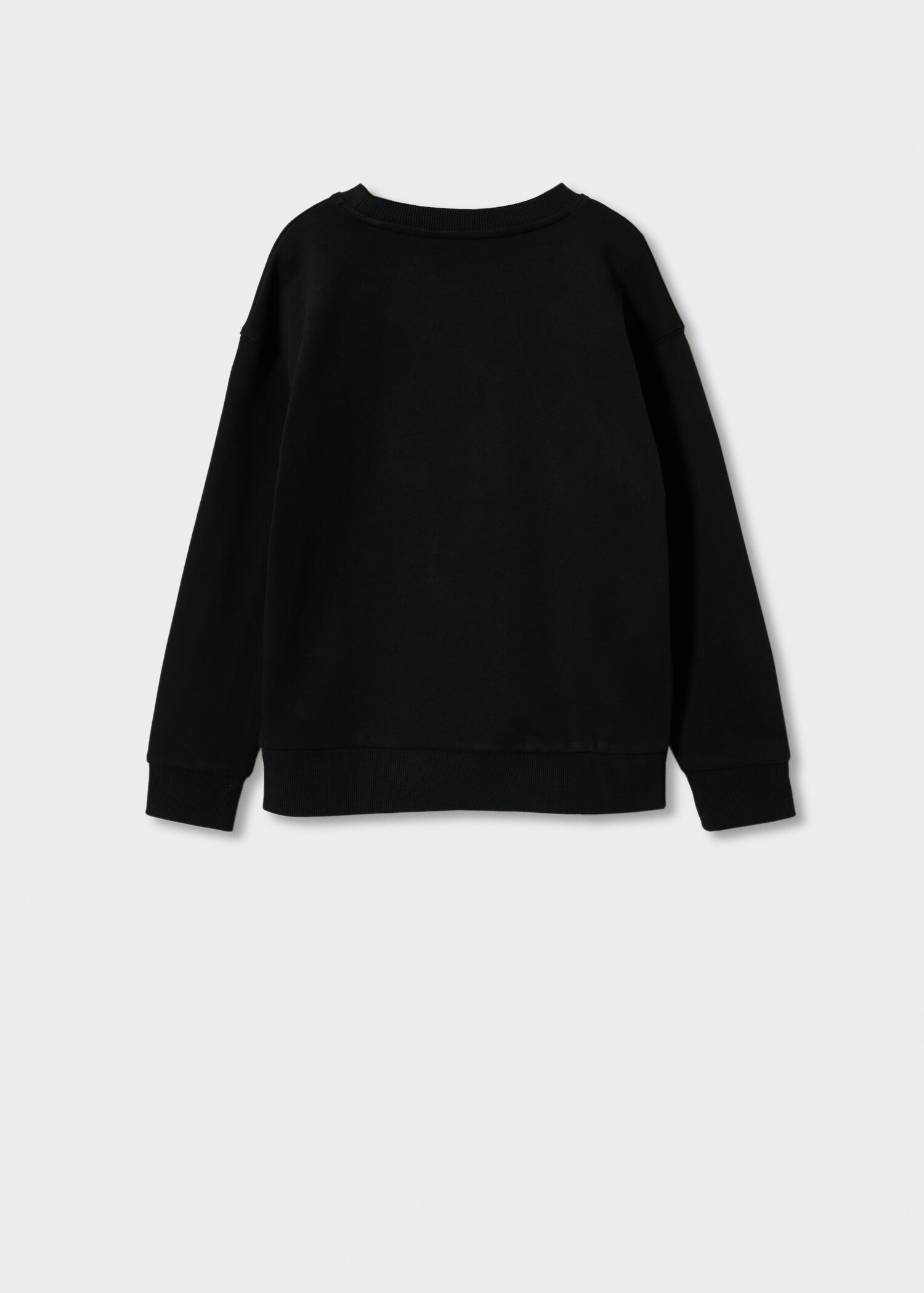 Printed cotton sweatshirt - Reverse of the article