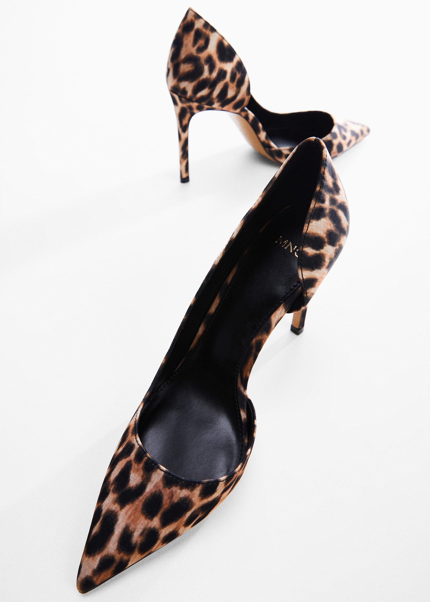 Leopard-print heeled shoes Women MANGO Nigeria