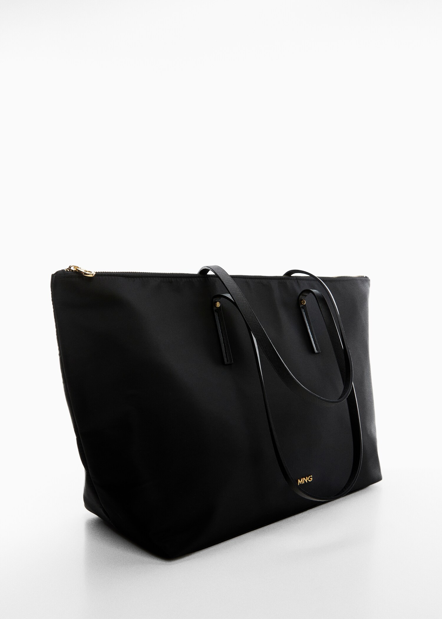 Shopper Bag aus technischem Gewebe - Mittlere Ansicht