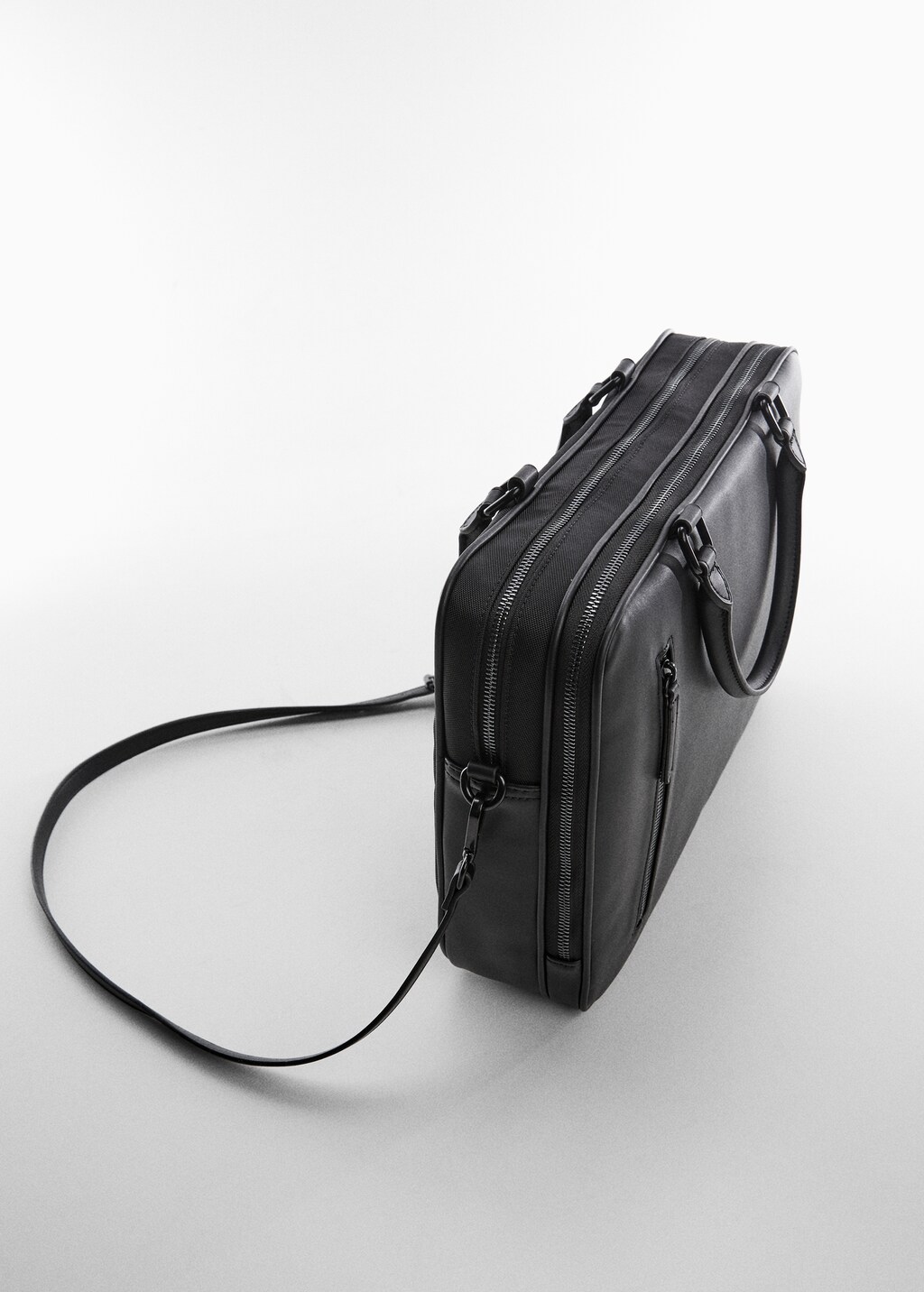 Leather effect briefcase Men MANGO Iran