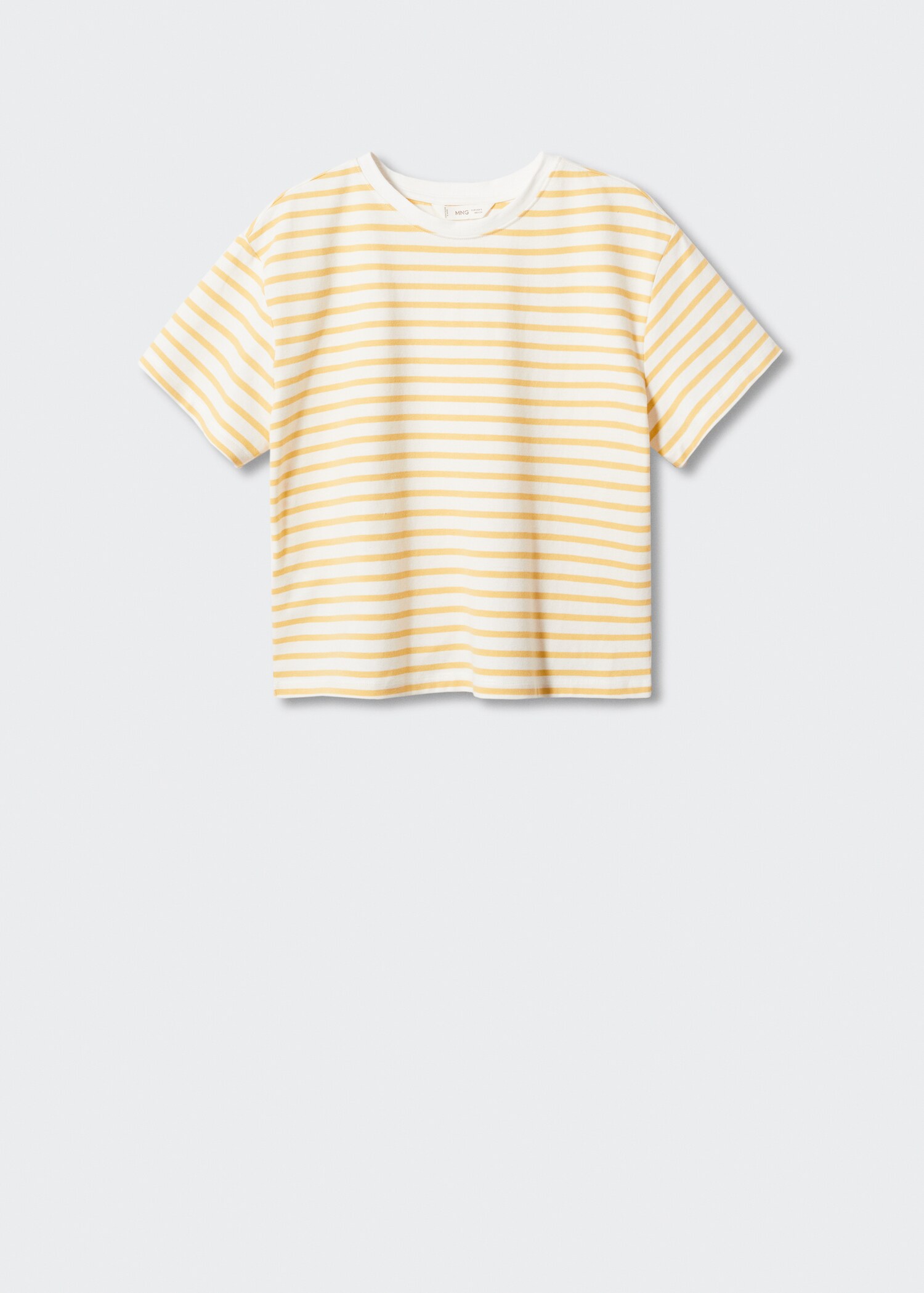 Striped short-sleeved t-shirt - Article without model