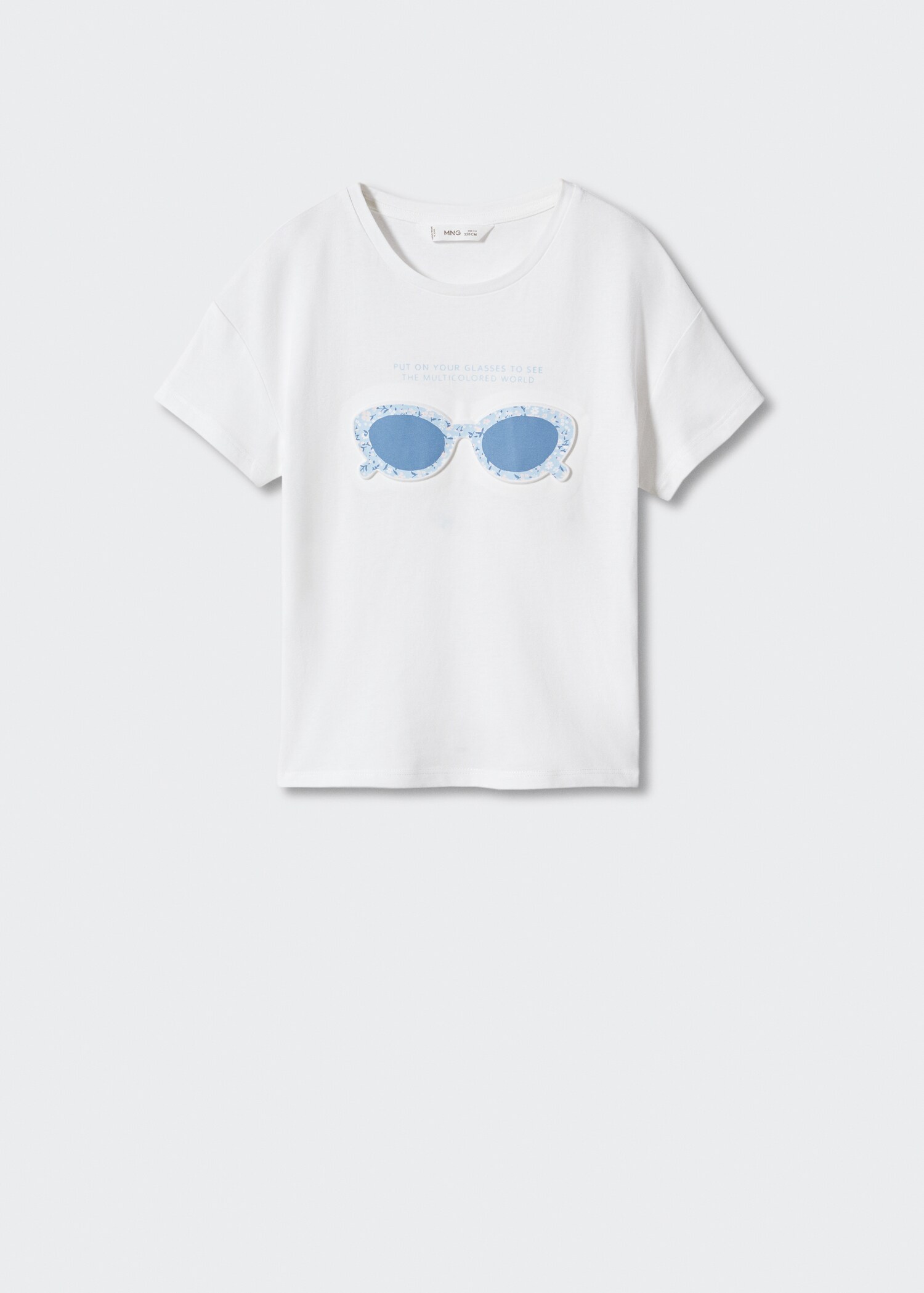 Embossed printed t-shirt - Article without model