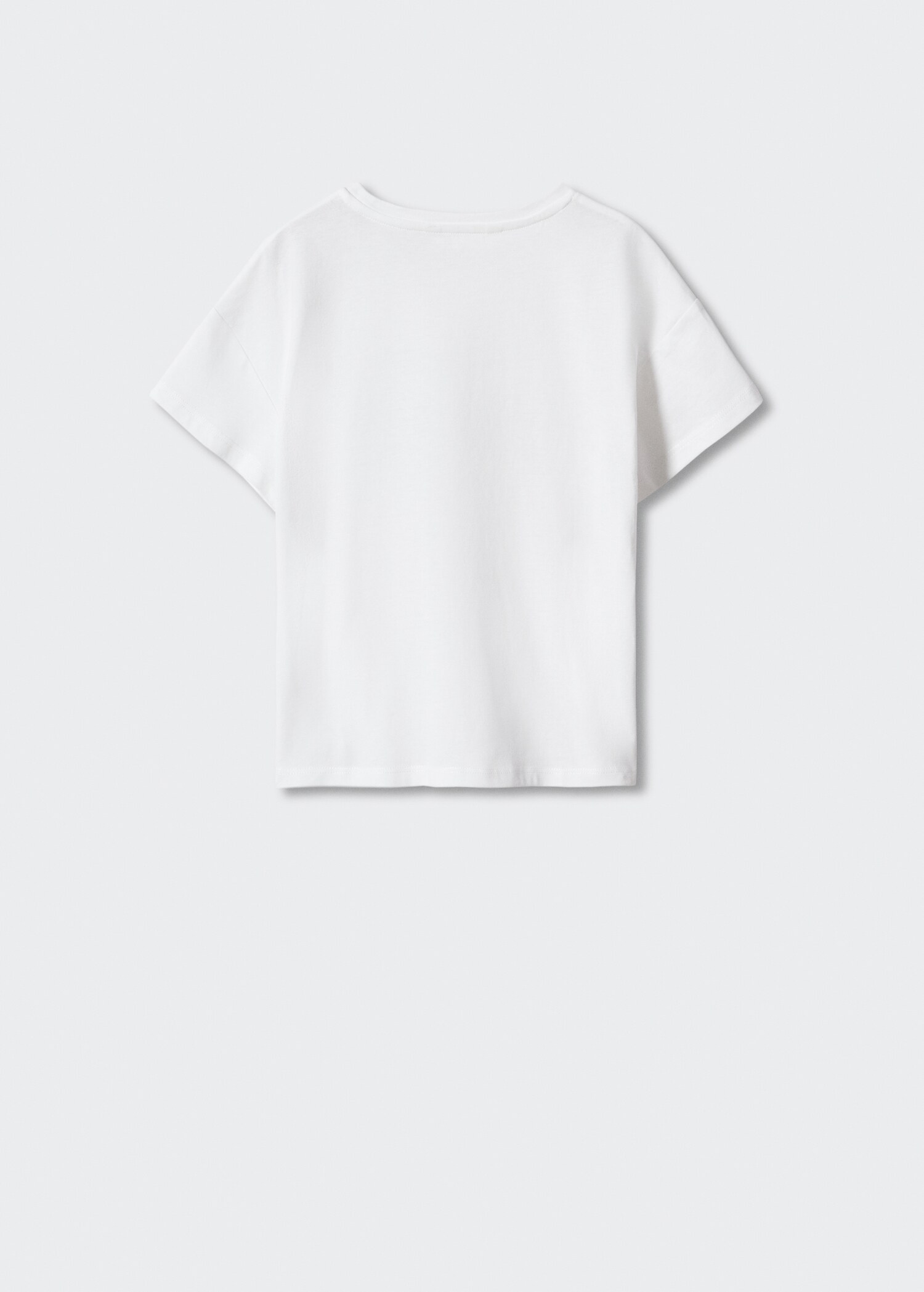 Embossed printed t-shirt - Reverse of the article