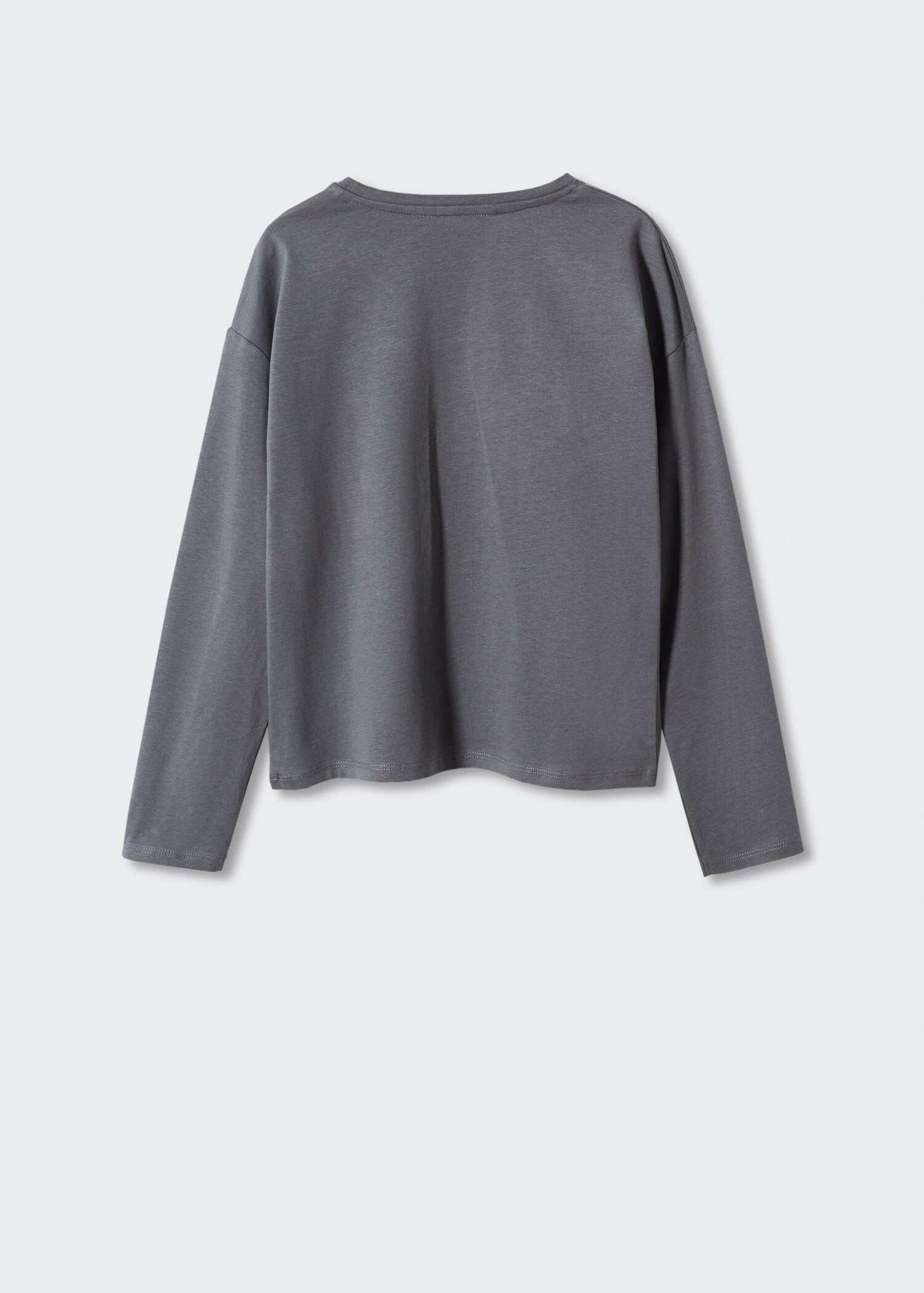 Bedrucktes Shirt mit Pailletten - Rückseite des Artikels