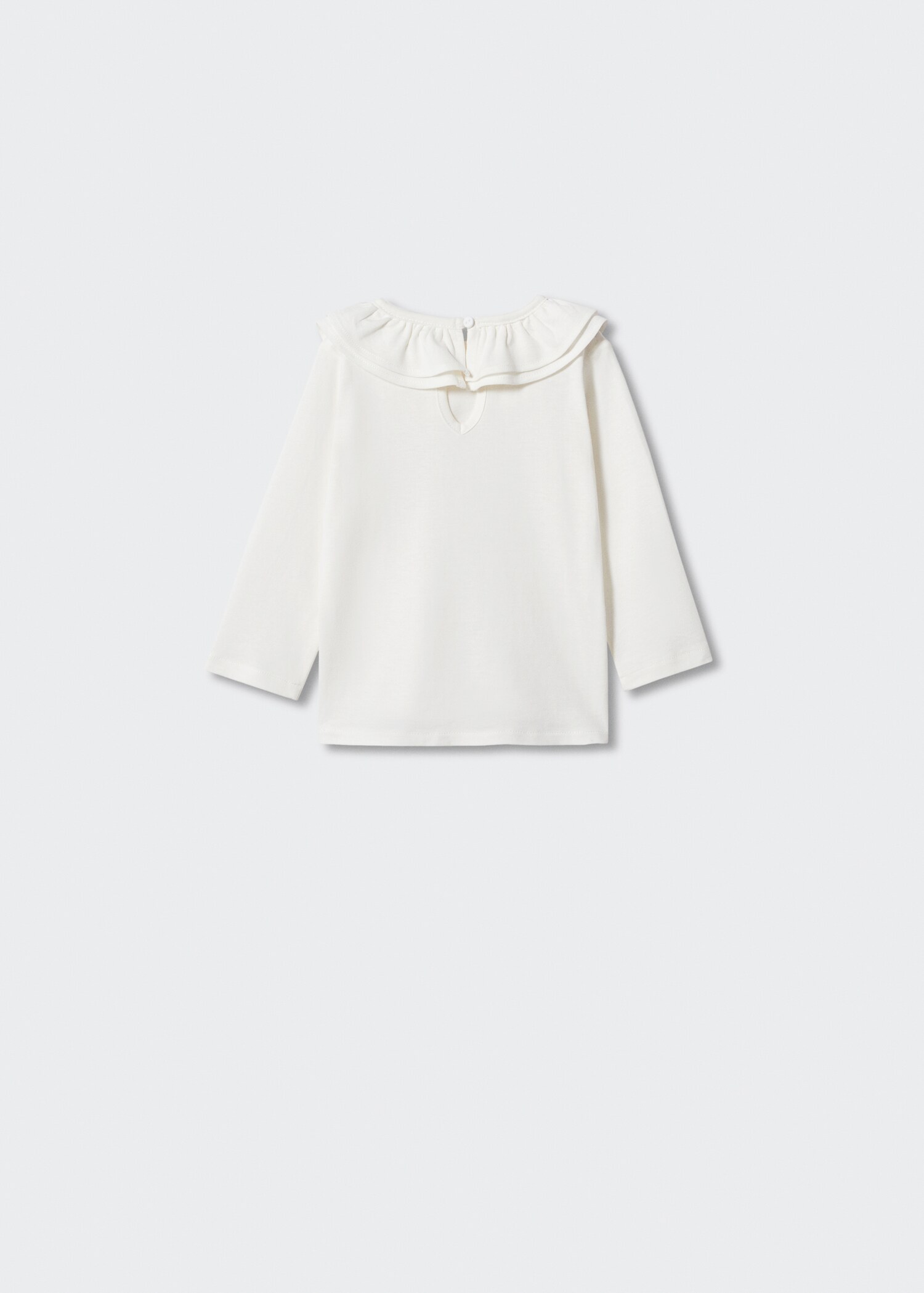 Camiseta manga larga volante - Reverso del artículo