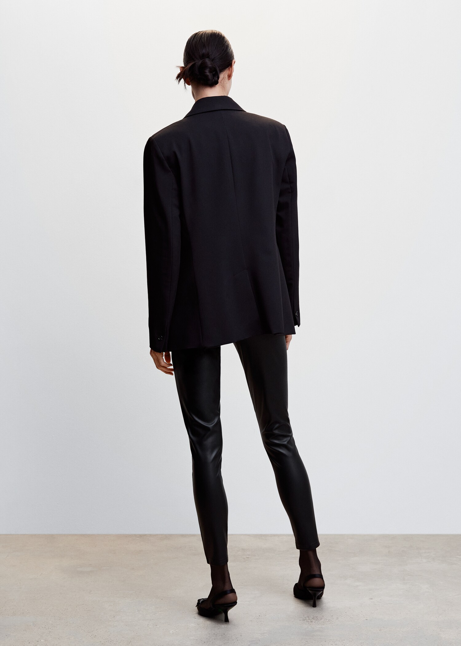 Leggings efecto piel - Reverso del artículo