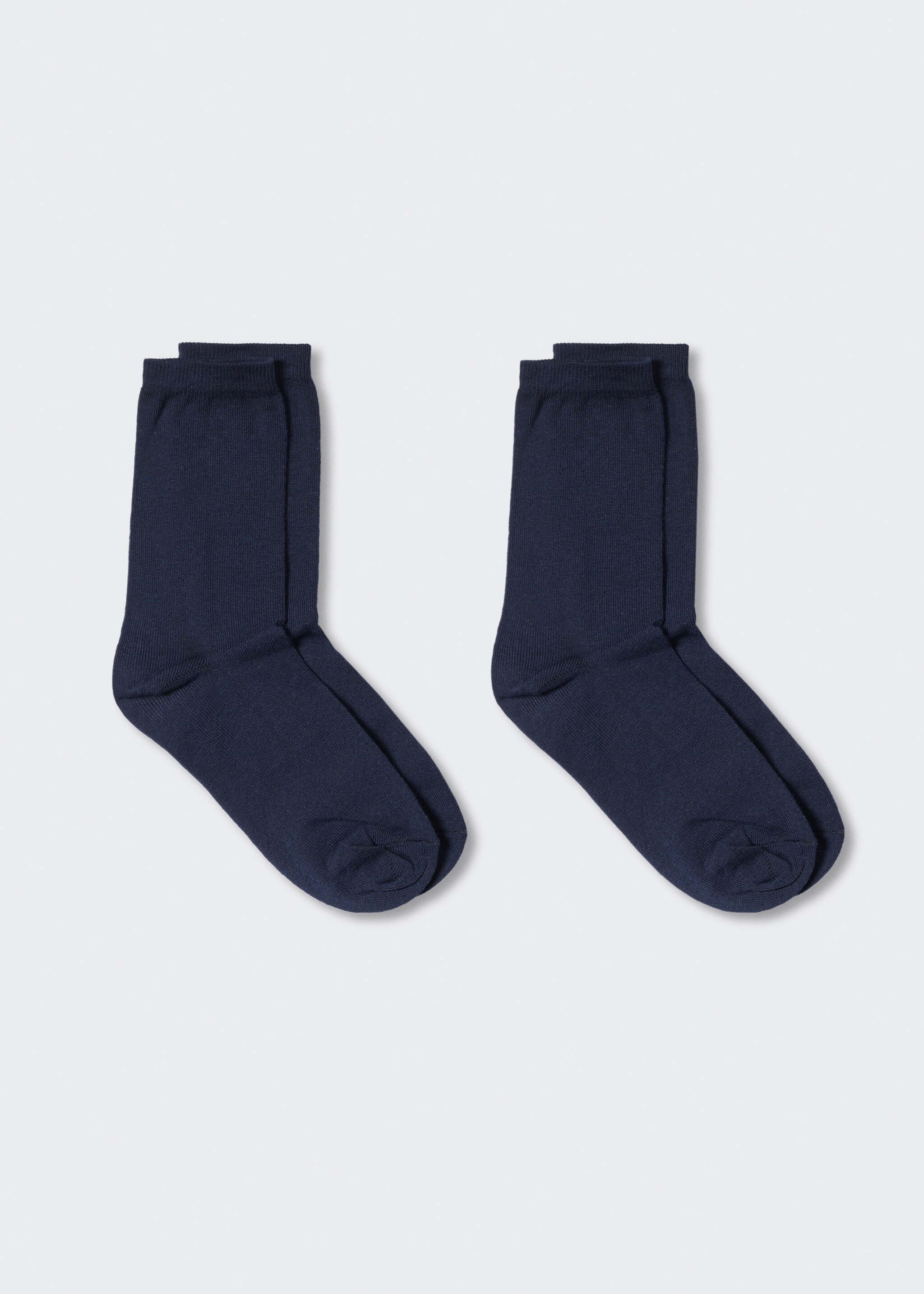 2 pack plain socks - Article without model