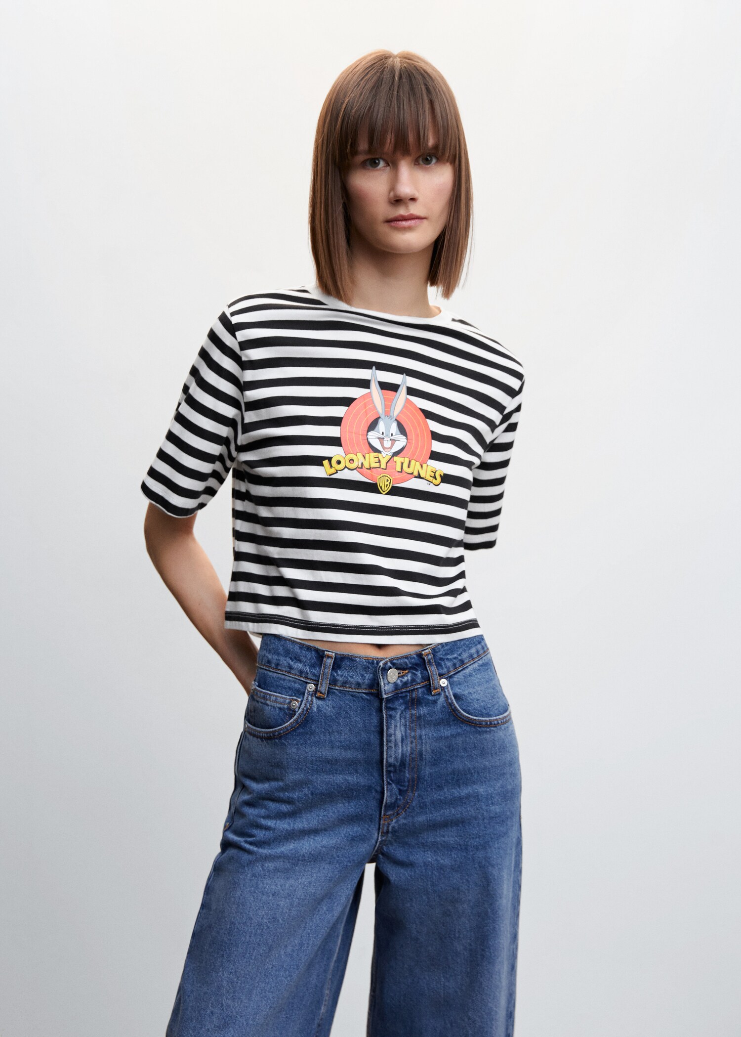 Camiseta rayas Bugs Bunny - Plano medio