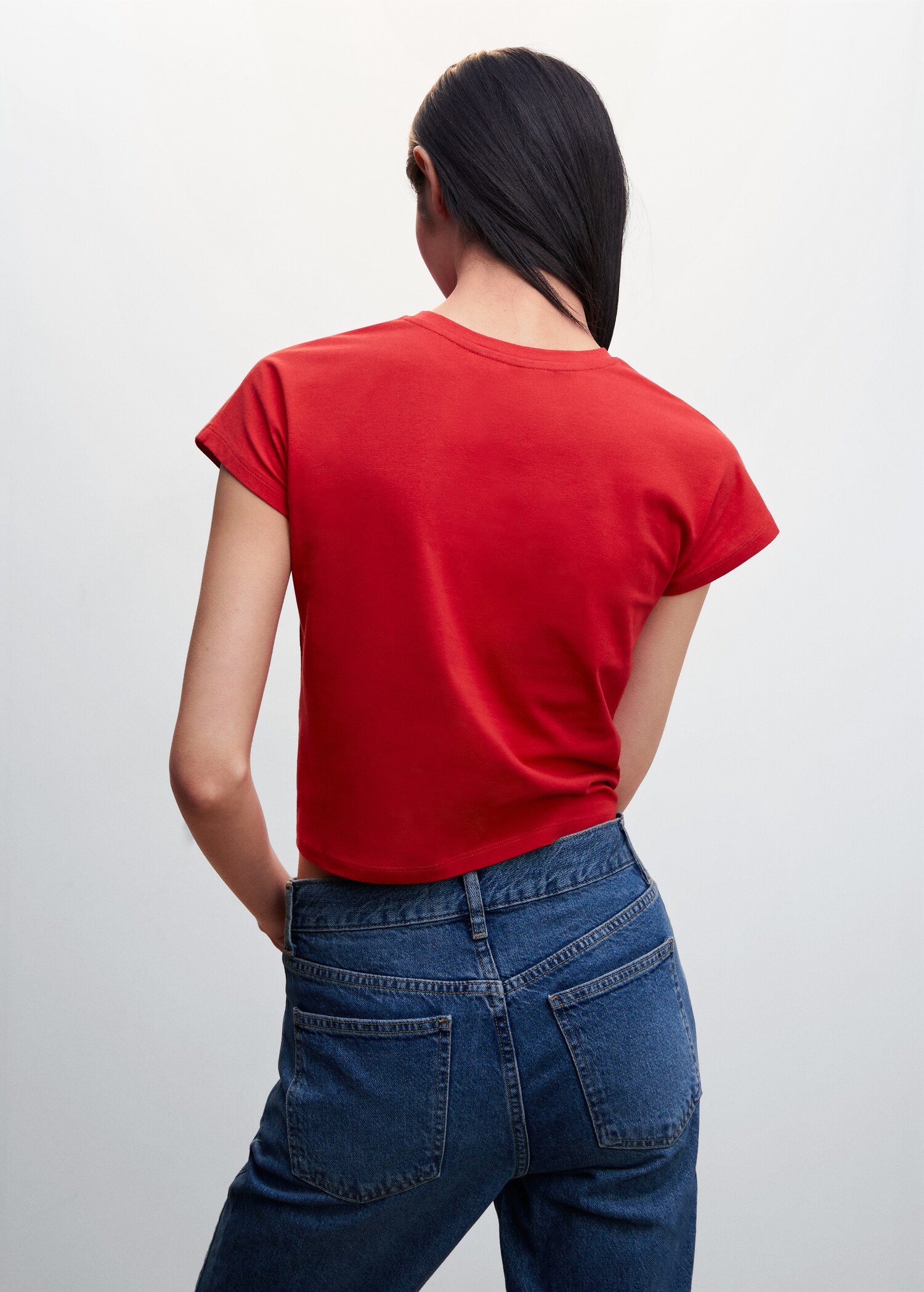 Camiseta detalle nudo - Reverso del artículo
