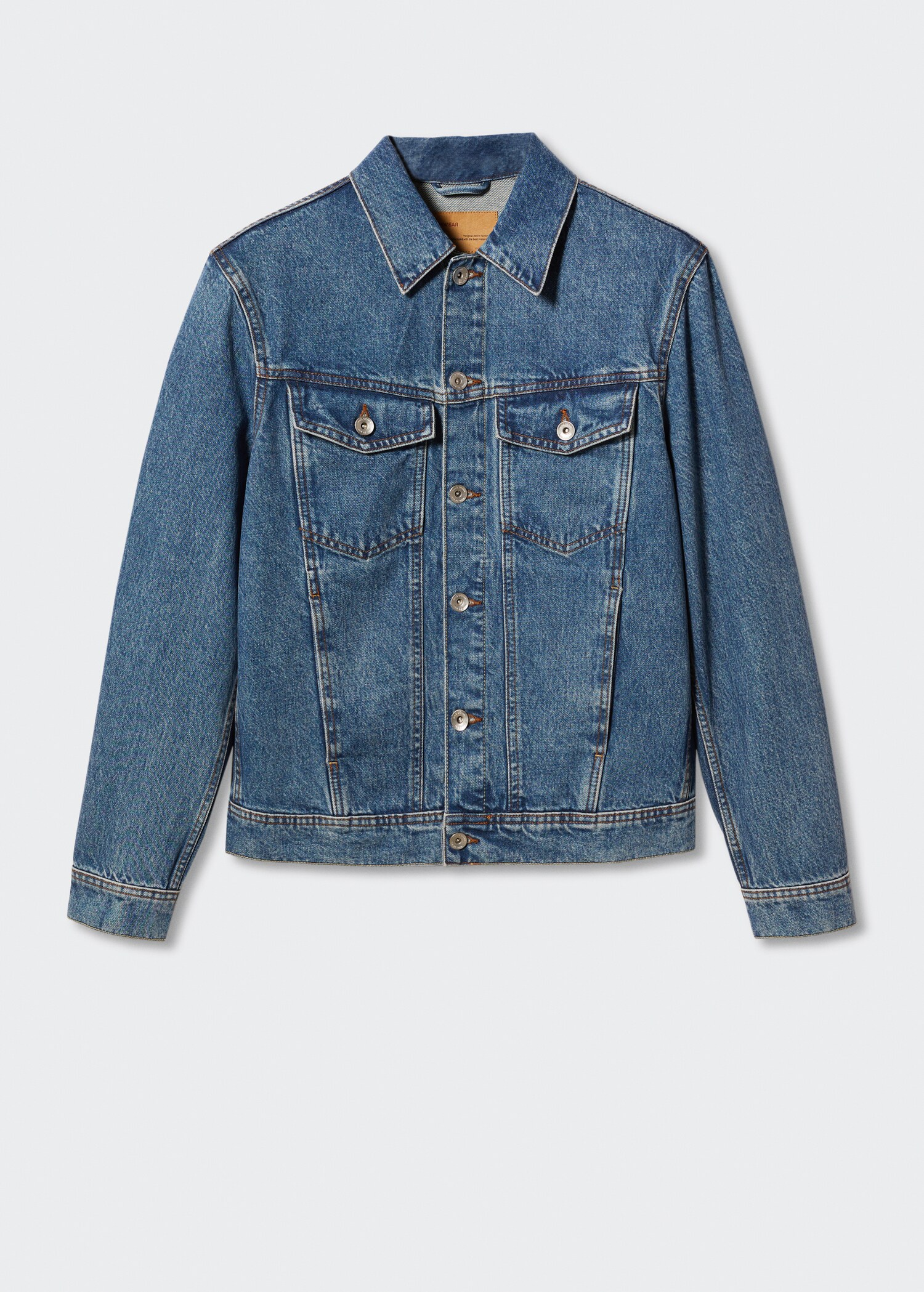 Blouson en jean délavé vintage - Article sans modèle