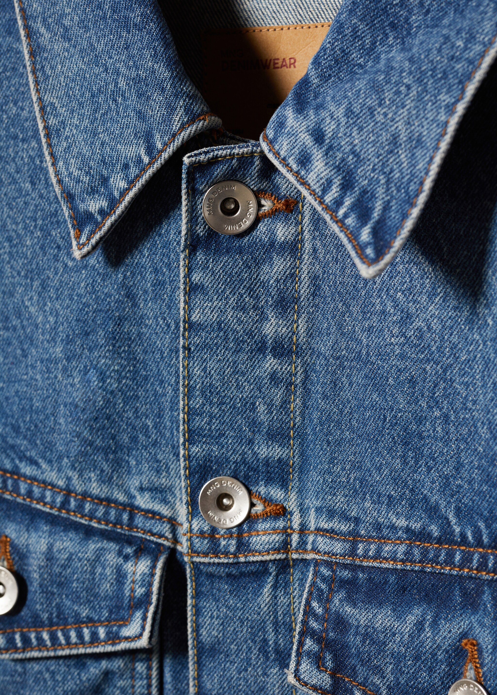Blouson en jean délavé vintage - Détail de l'article 8