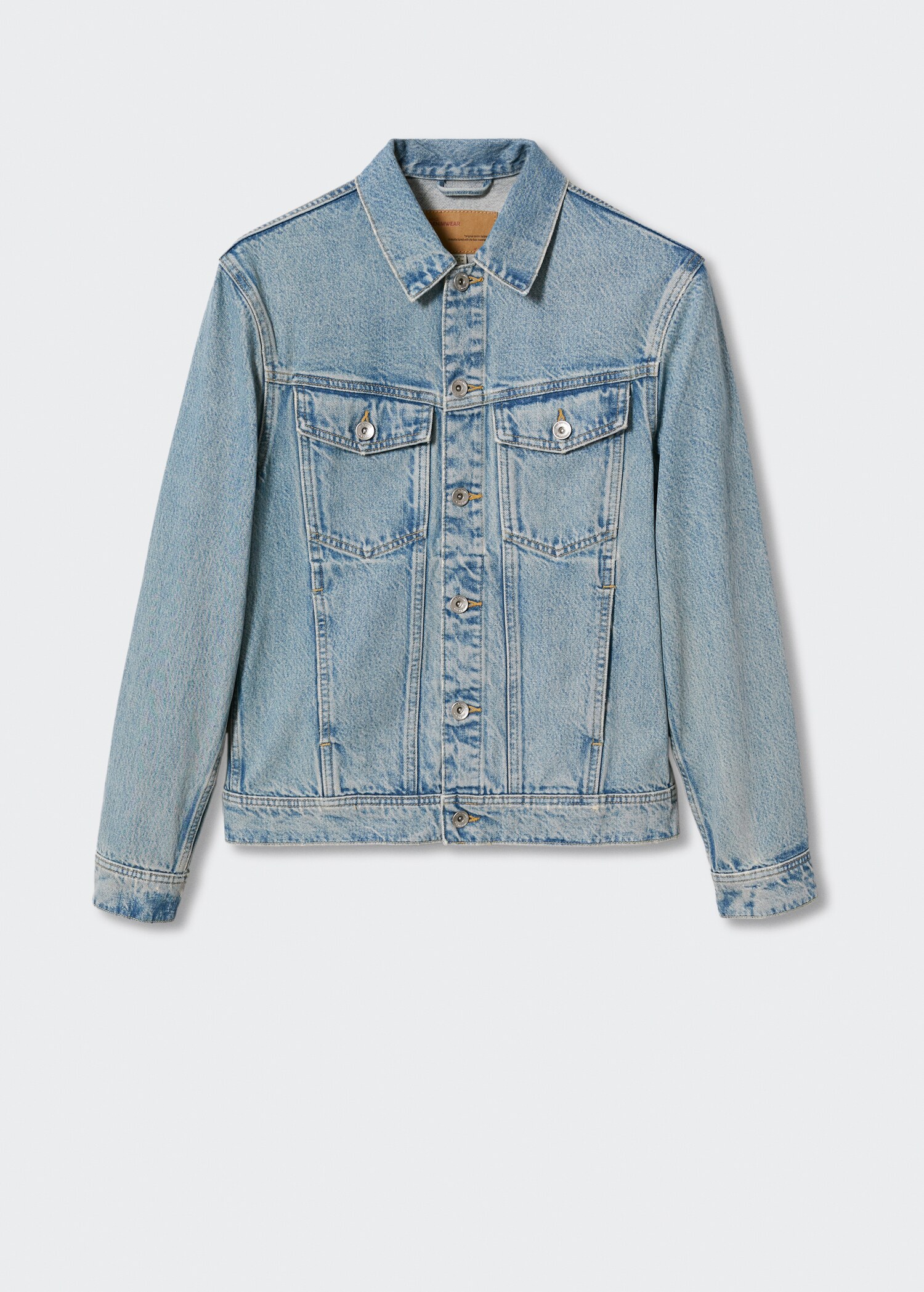 Denimjakke med vintage-vask - Artikkel uten modell