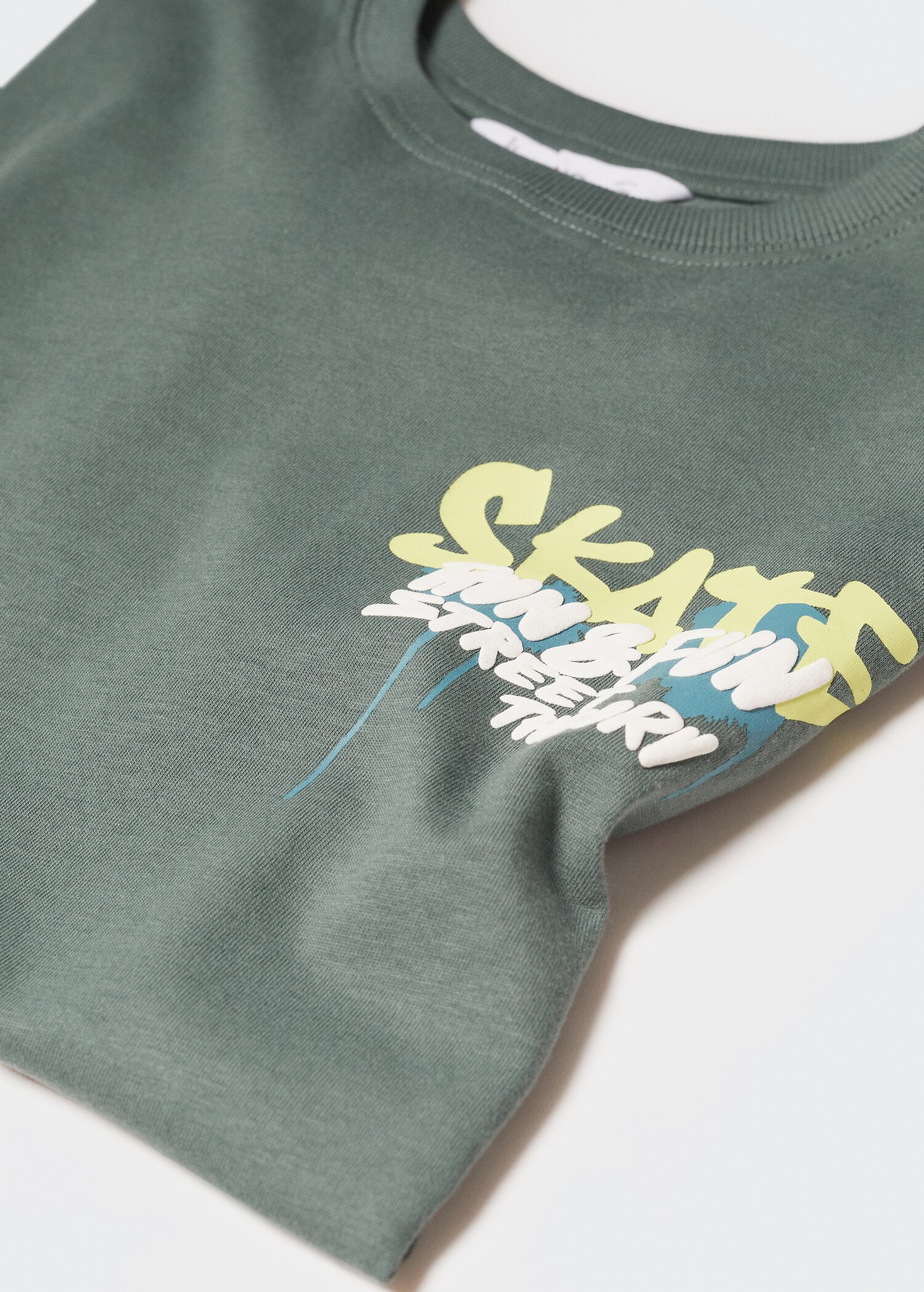 Printed cotton-blend T-shirt - Details of the article 8