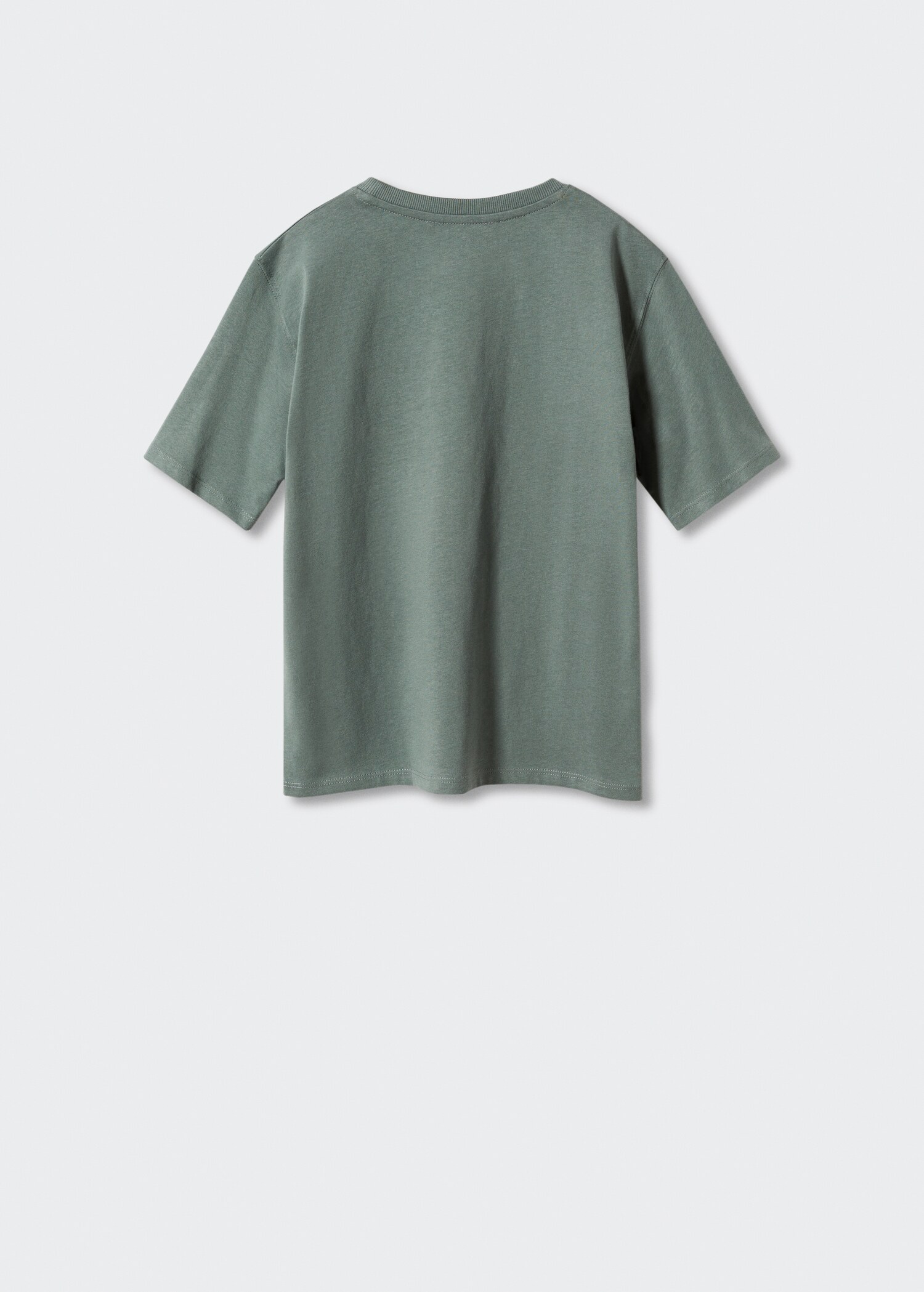 Printed cotton-blend T-shirt - Reverse of the article