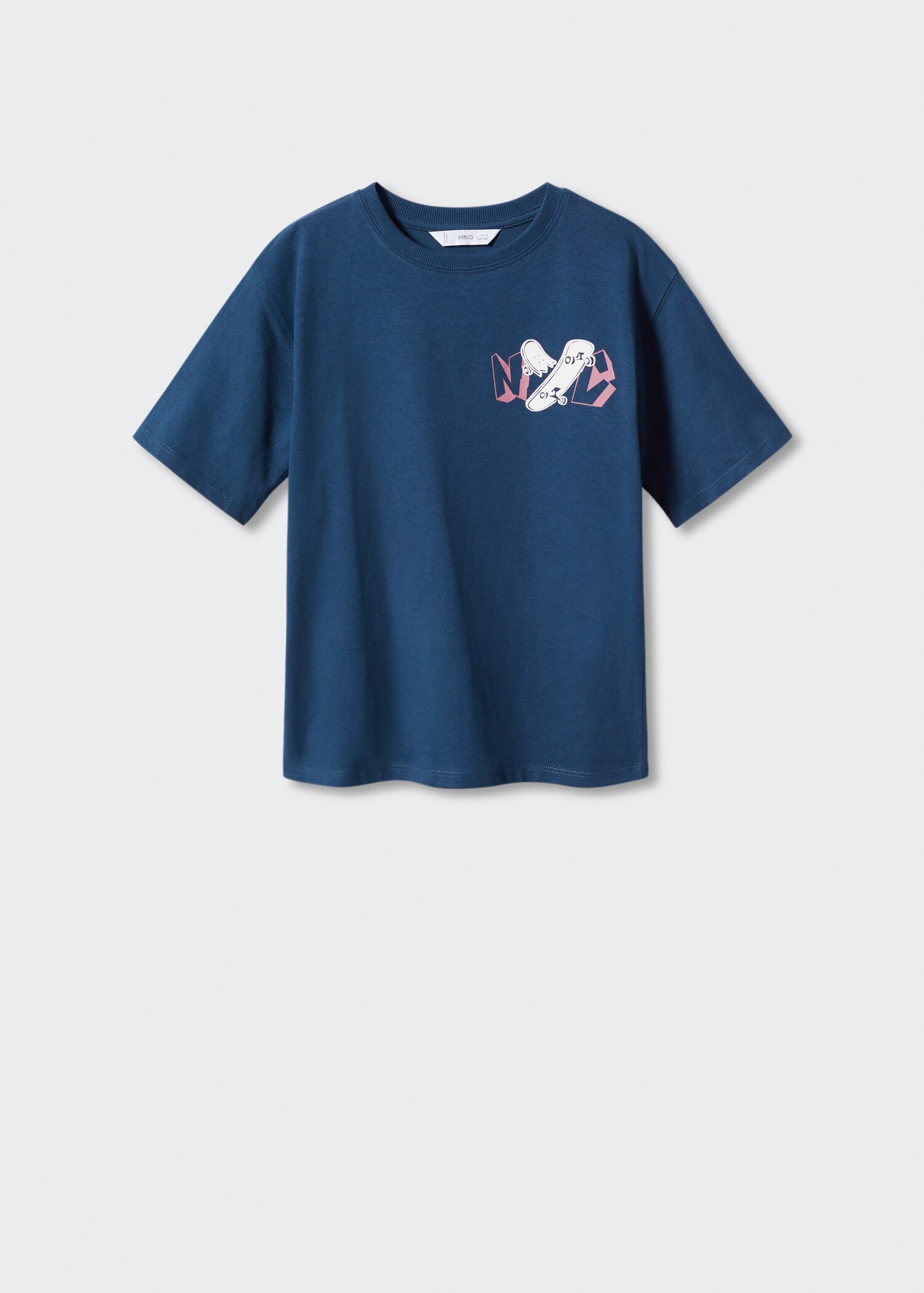 Printed cotton-blend T-shirt - Article without model