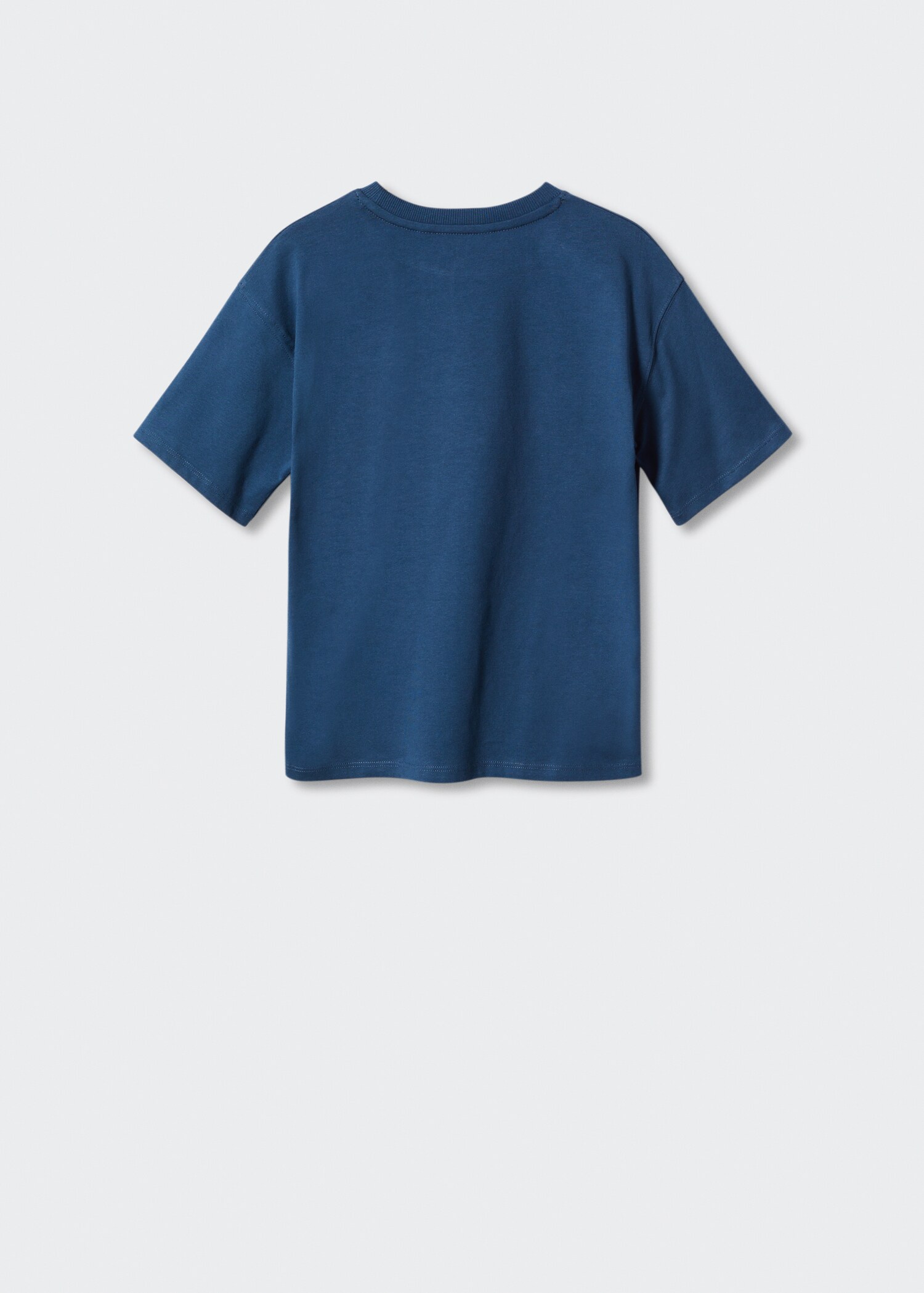 Printed cotton-blend T-shirt - Reverse of the article