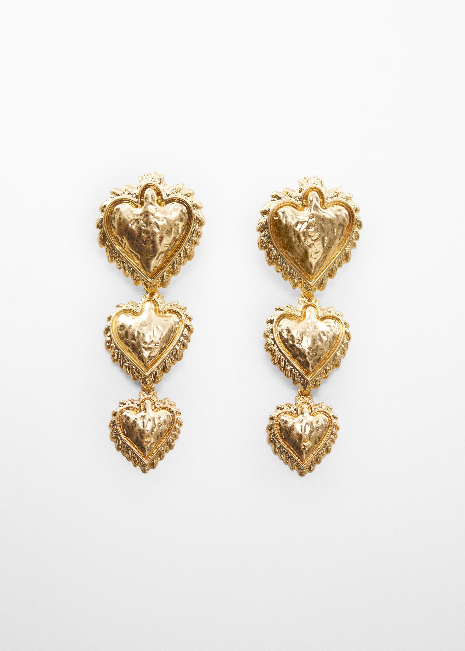 Pendientes corazones - Artículo sin modelo