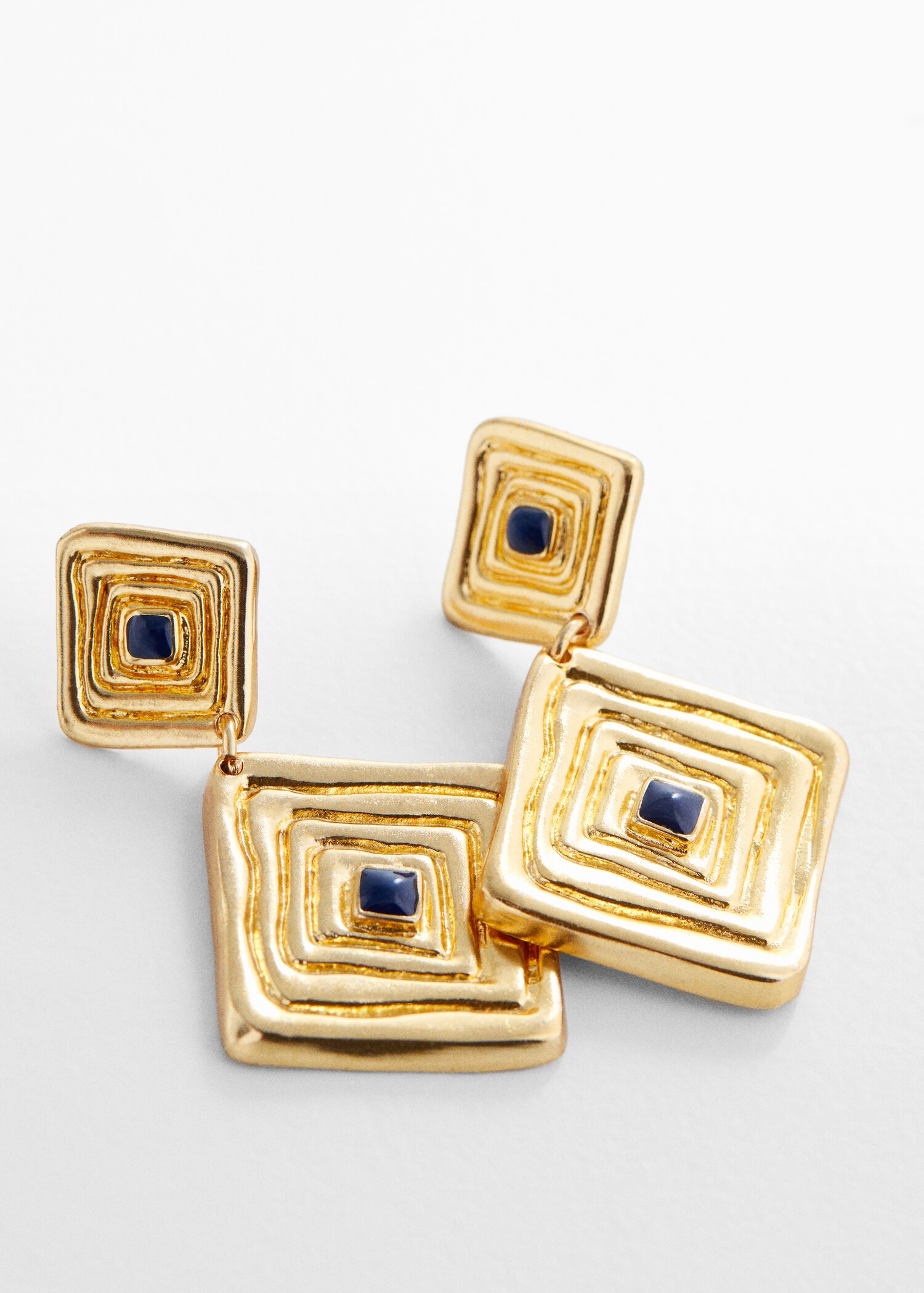Geometric pendant earrings - Medium plane