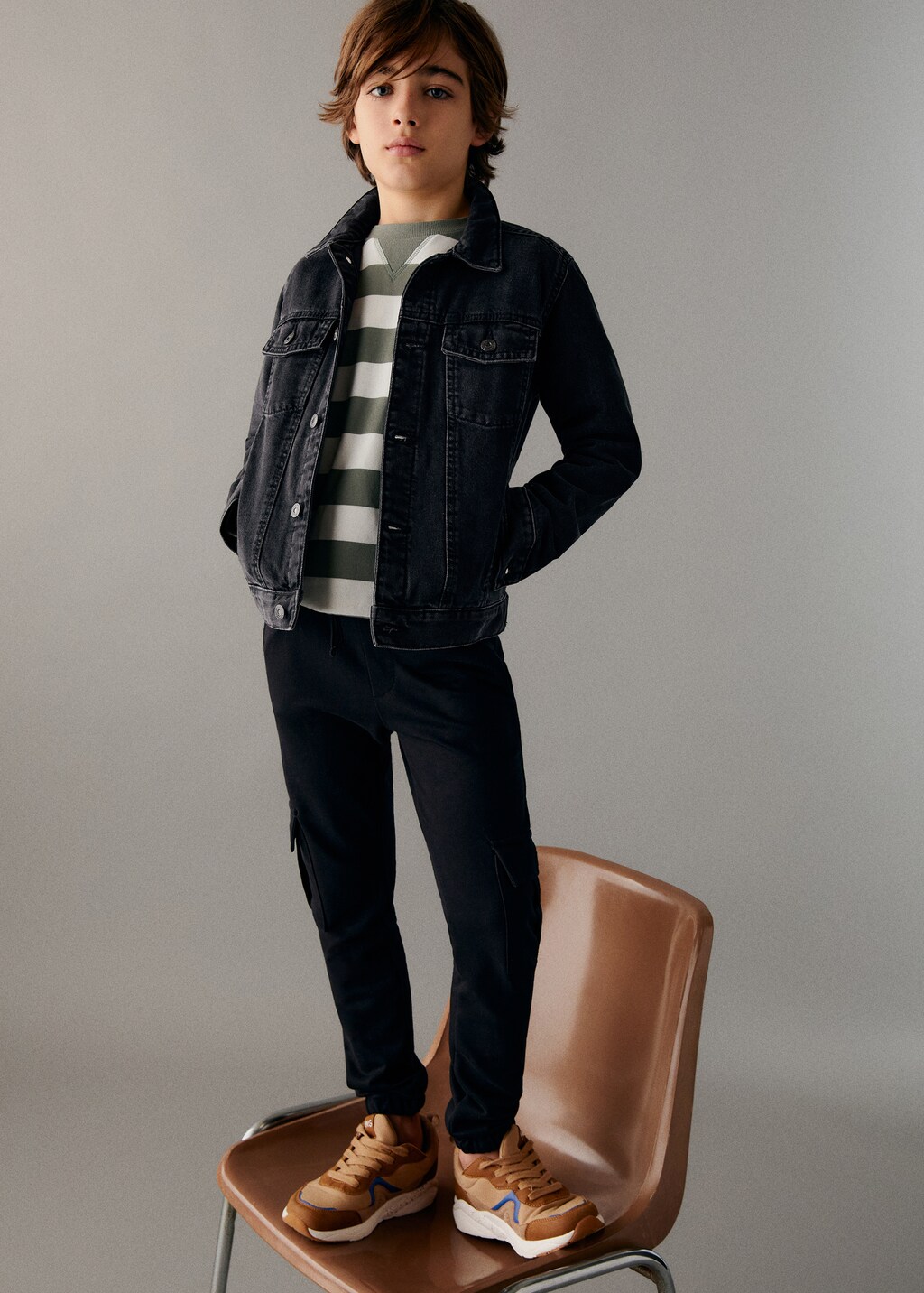 Veste jean poches Enfants MANGO Maurice