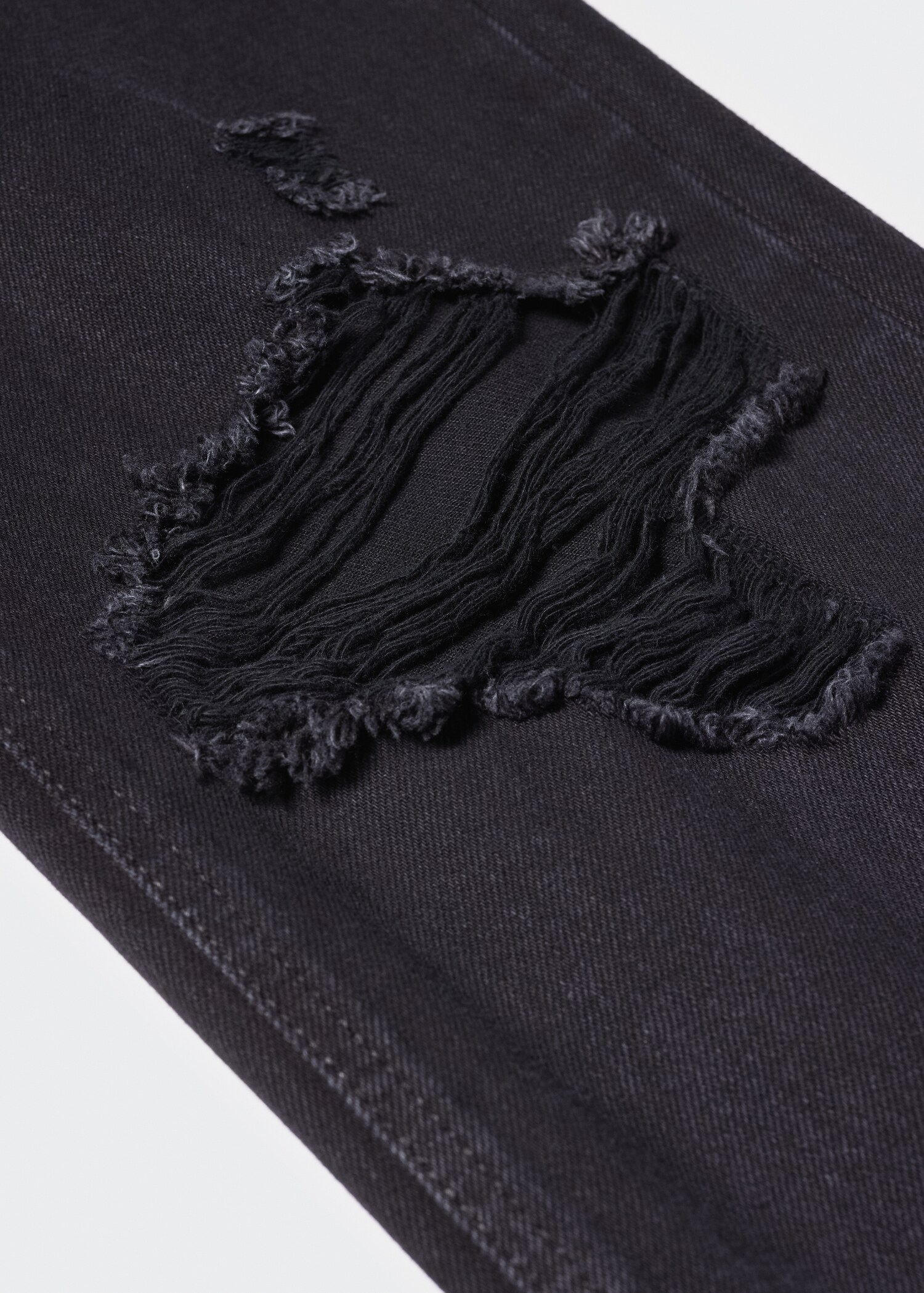Jeans wideleg med dekorative rifter - Artikkeldetalj 8
