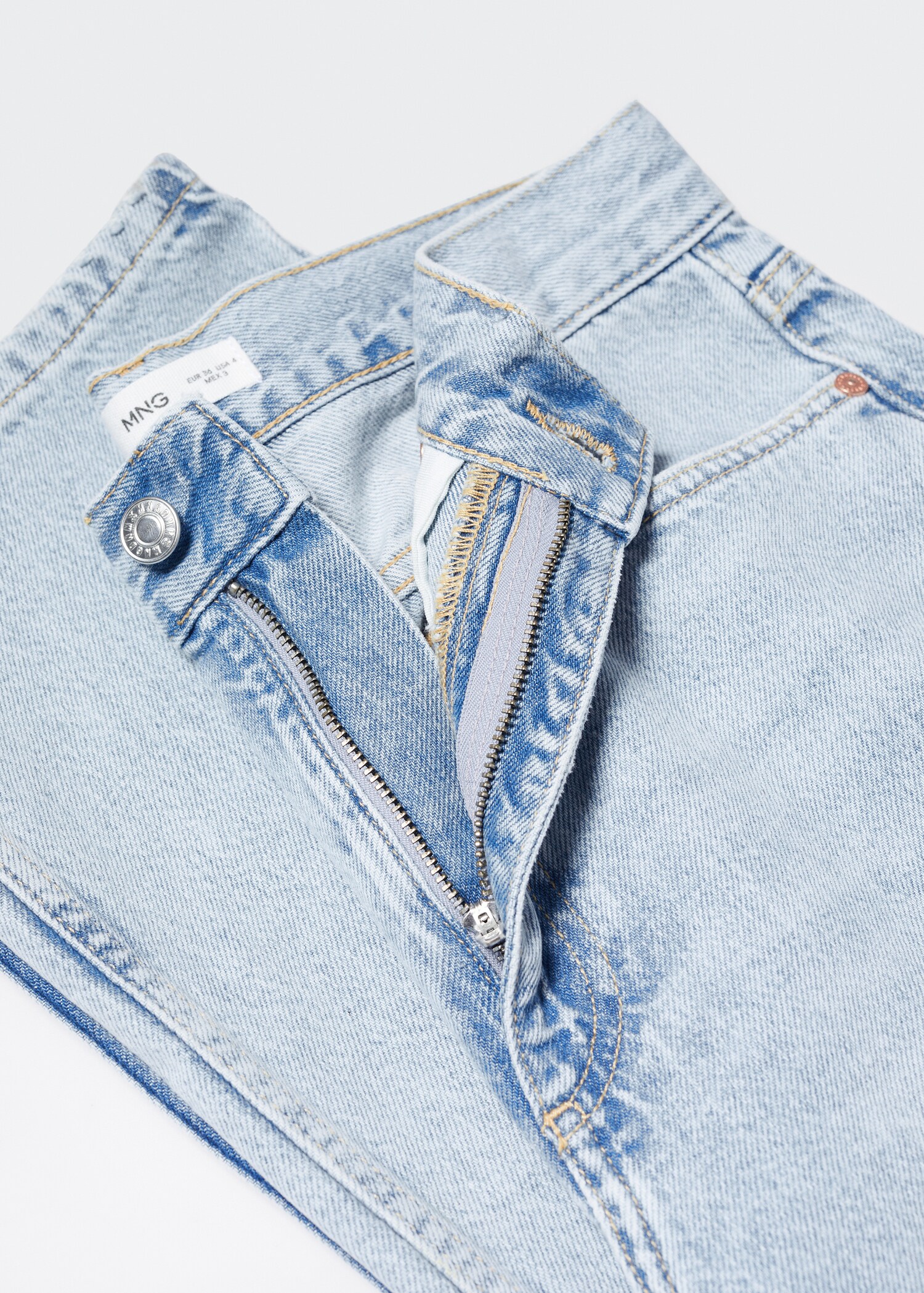 Rette jeans med medium liv - Artikkeldetalj 8