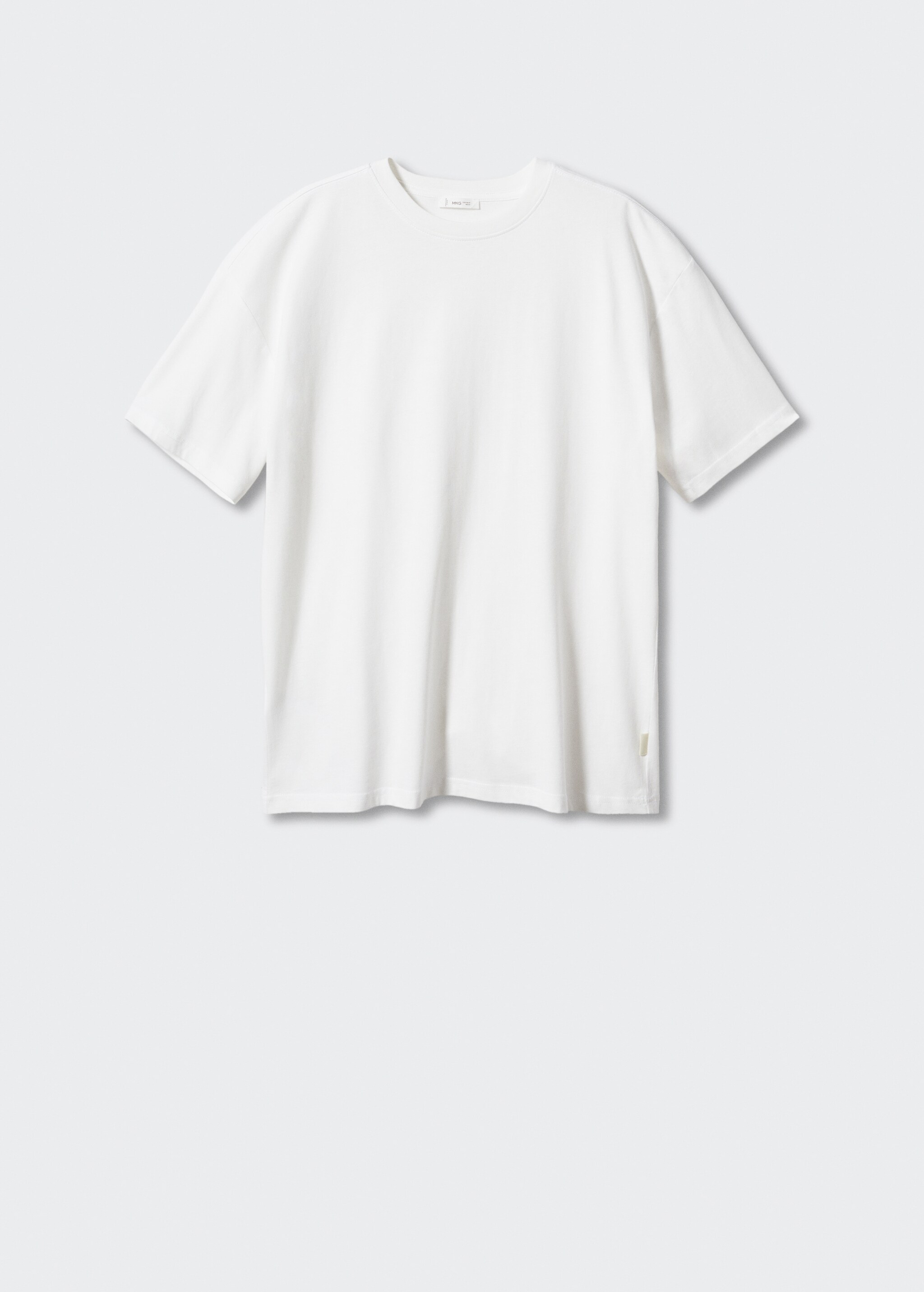 Basic oversized cotton t-shirt - Artikel zonder model