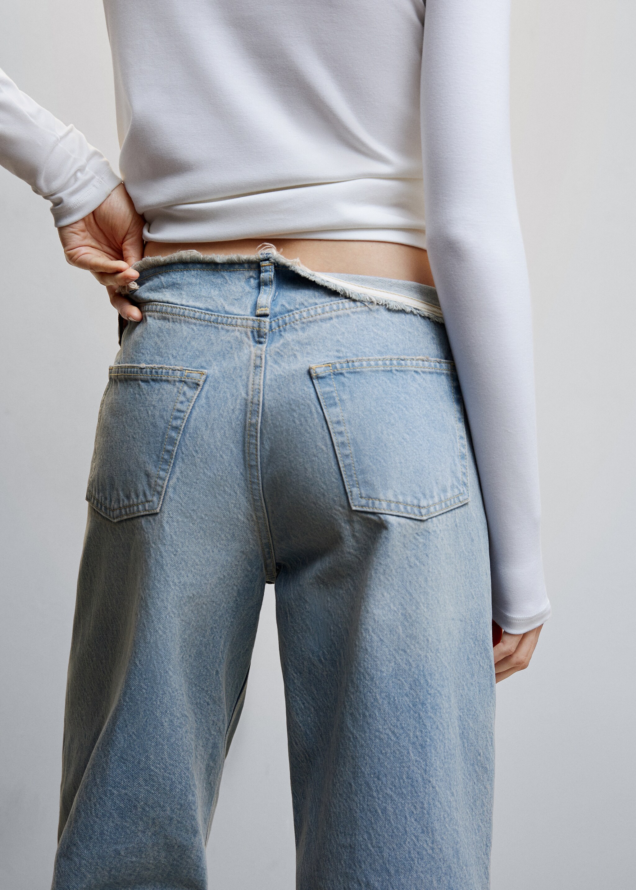 Jeans wideleg tiro medio - Detalle del artículo 1