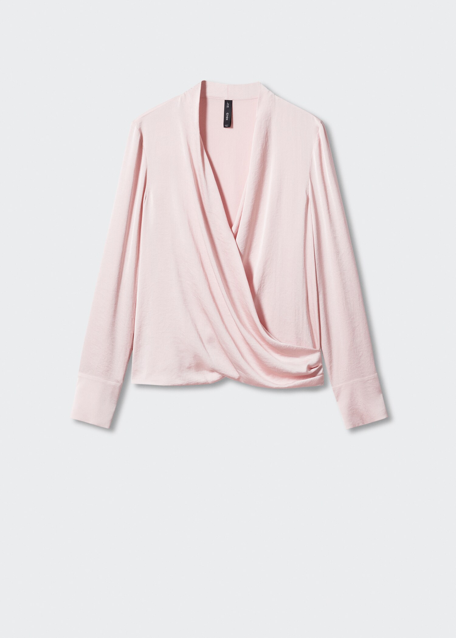 Satin wrap blouse - Article without model