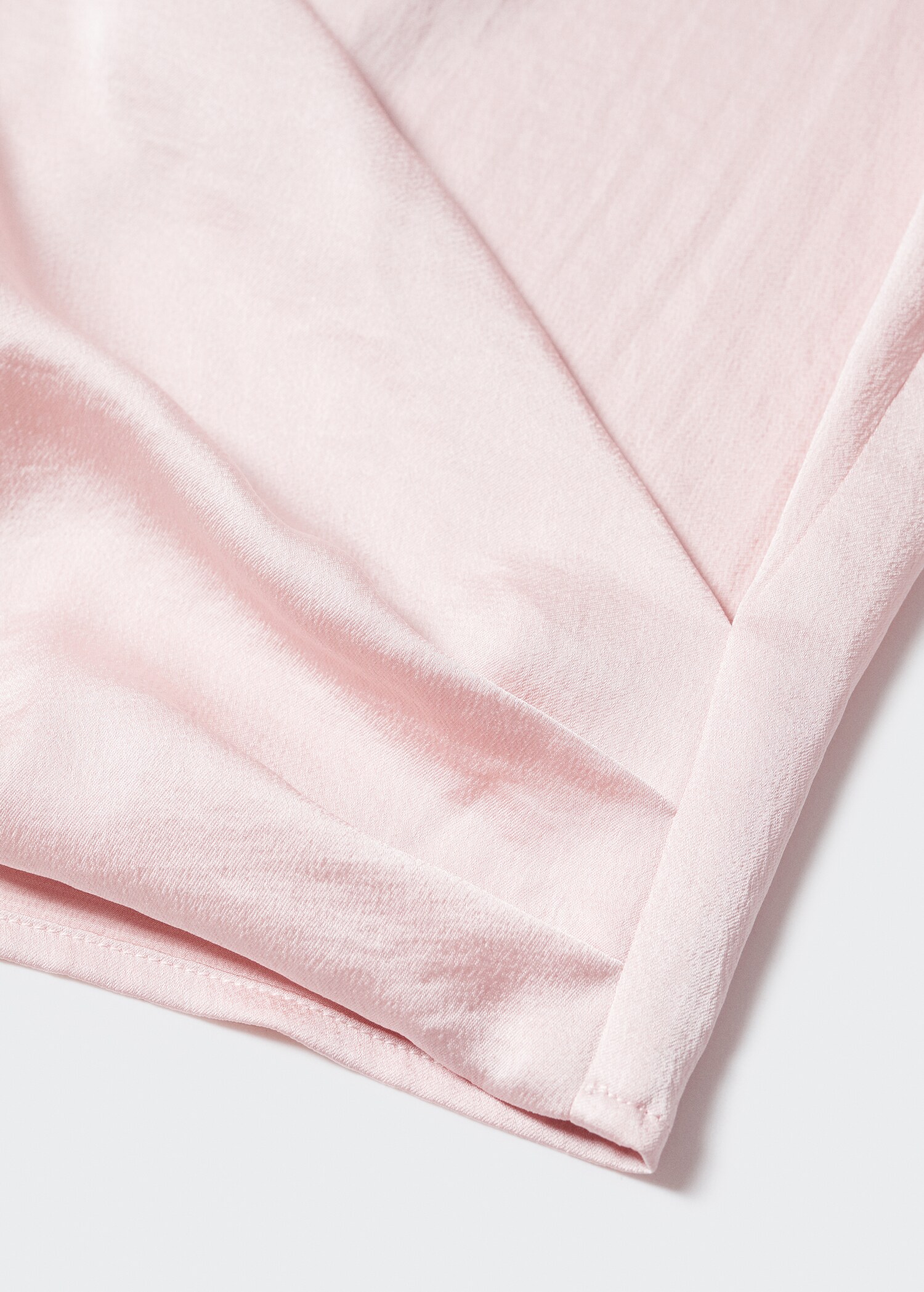 Satin wrap blouse - Details of the article 8