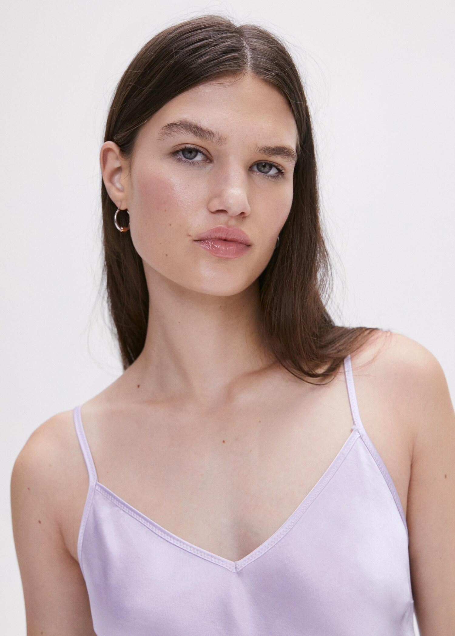 Satin camisole dress - Details of the article 1