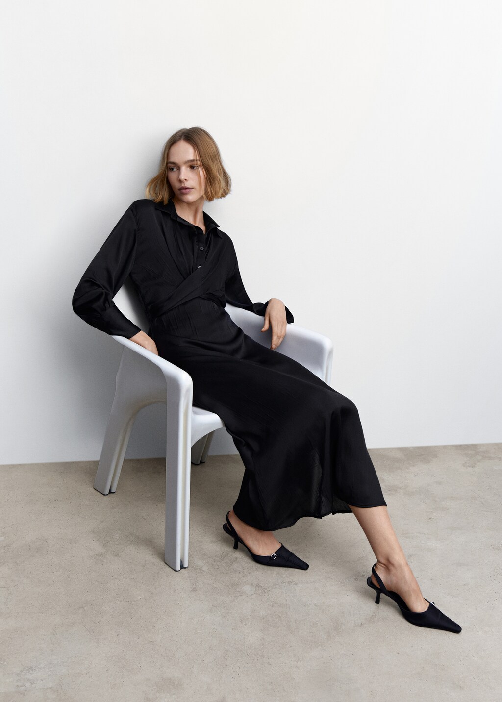 Wrap shirt dress Women MANGO Armenia
