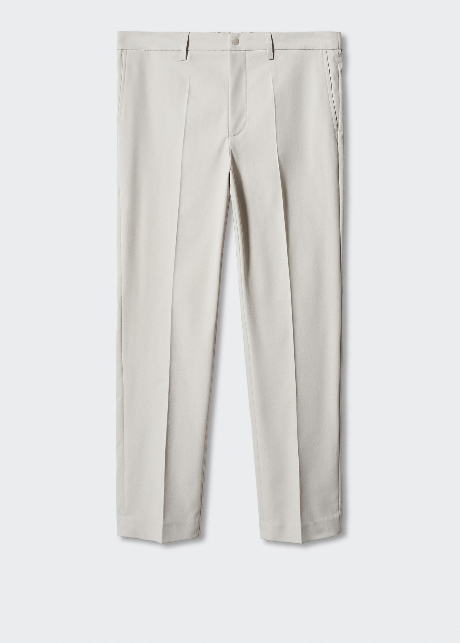 Slim-fit technical suit trousers - Article without model