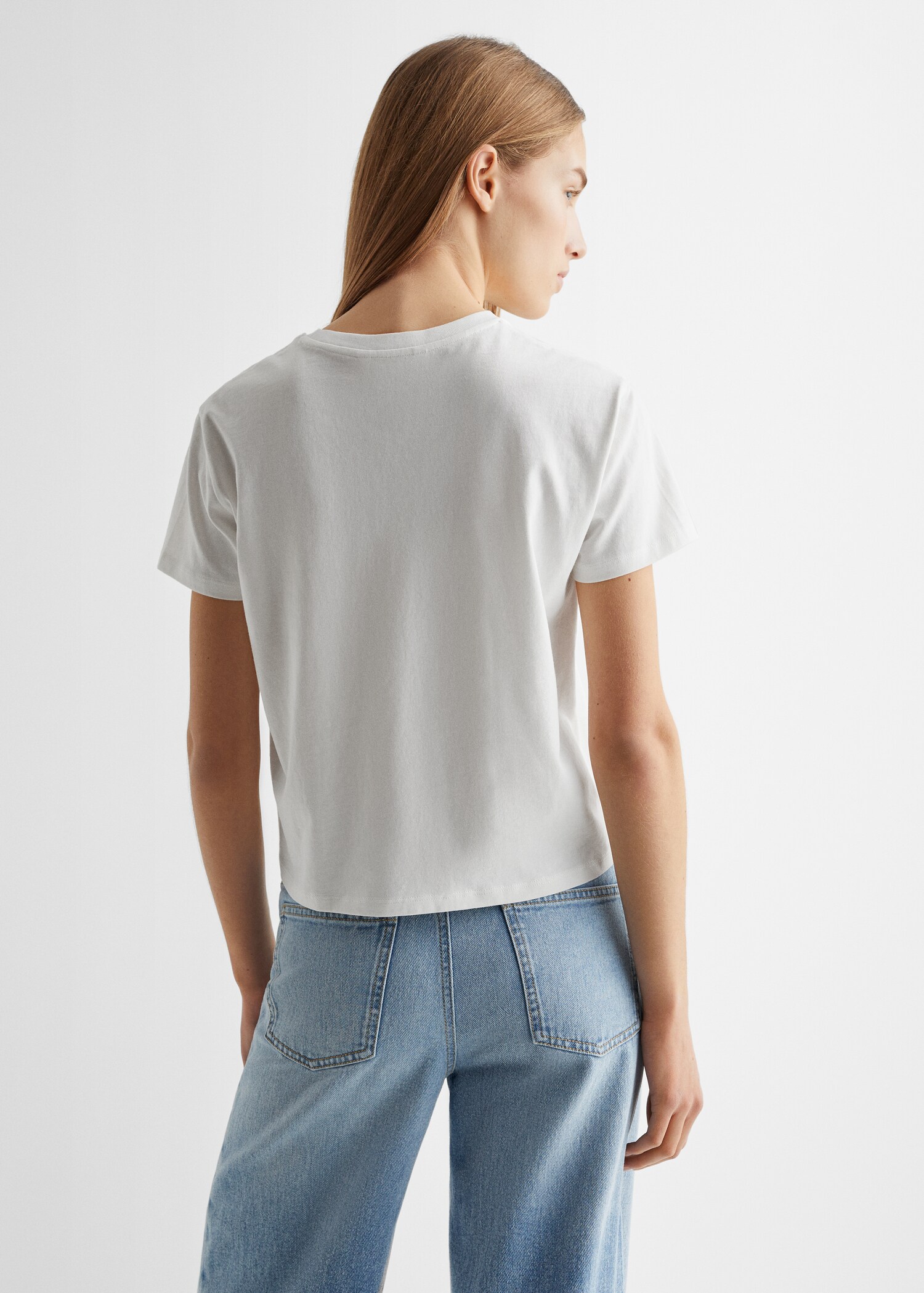 Camiseta estampada algodón - Reverso del artículo