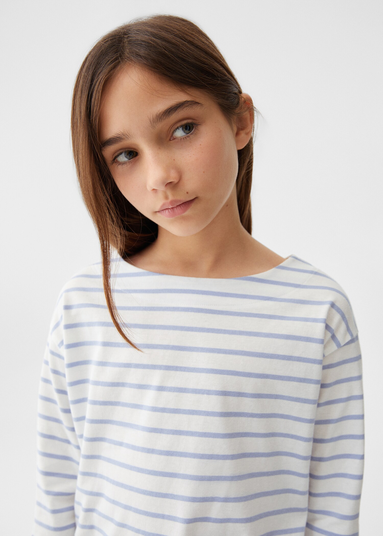 T-shirt manches longues rayures - Détail de l'article 1
