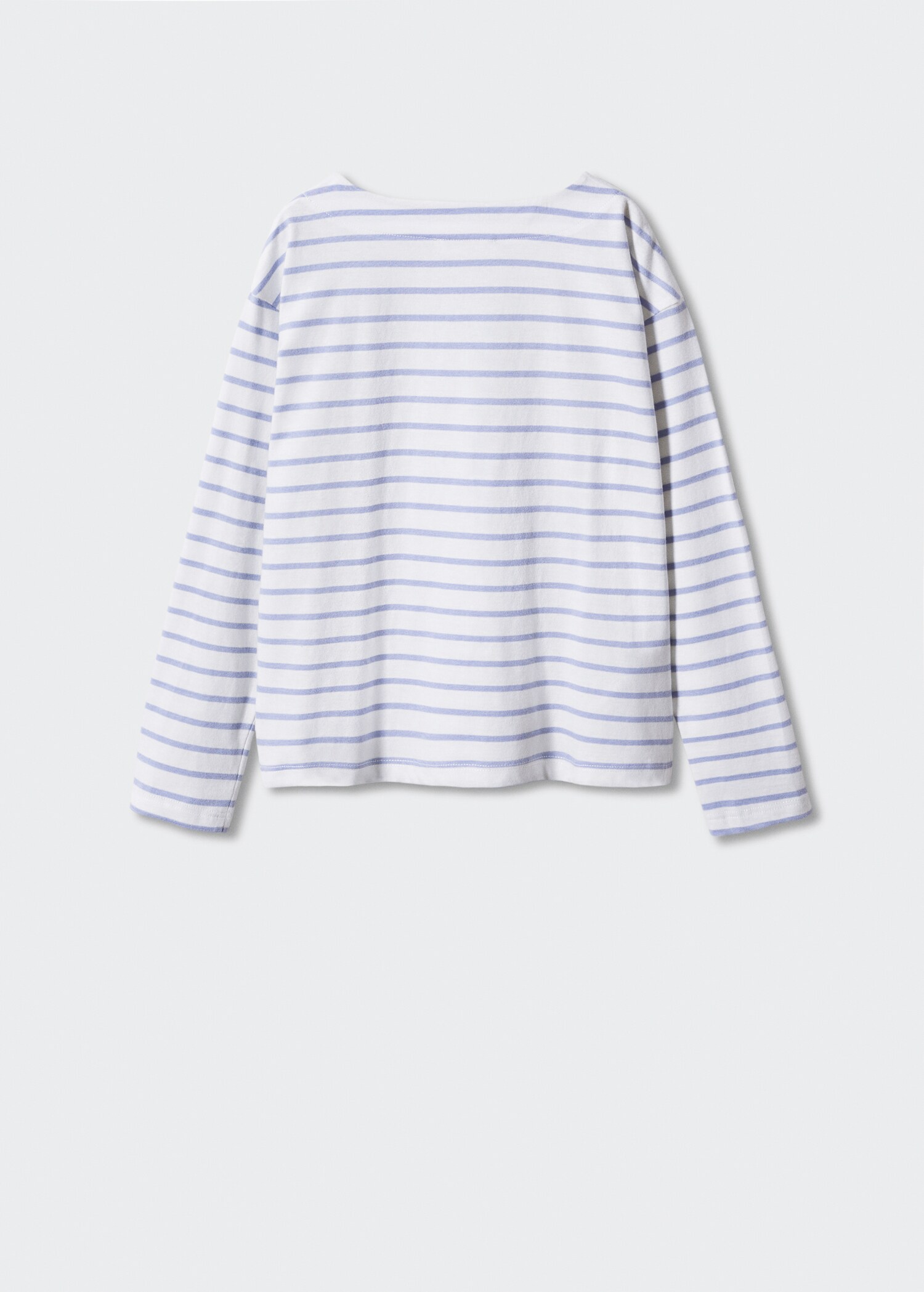 T-shirt manches longues rayures - Verso de l’article