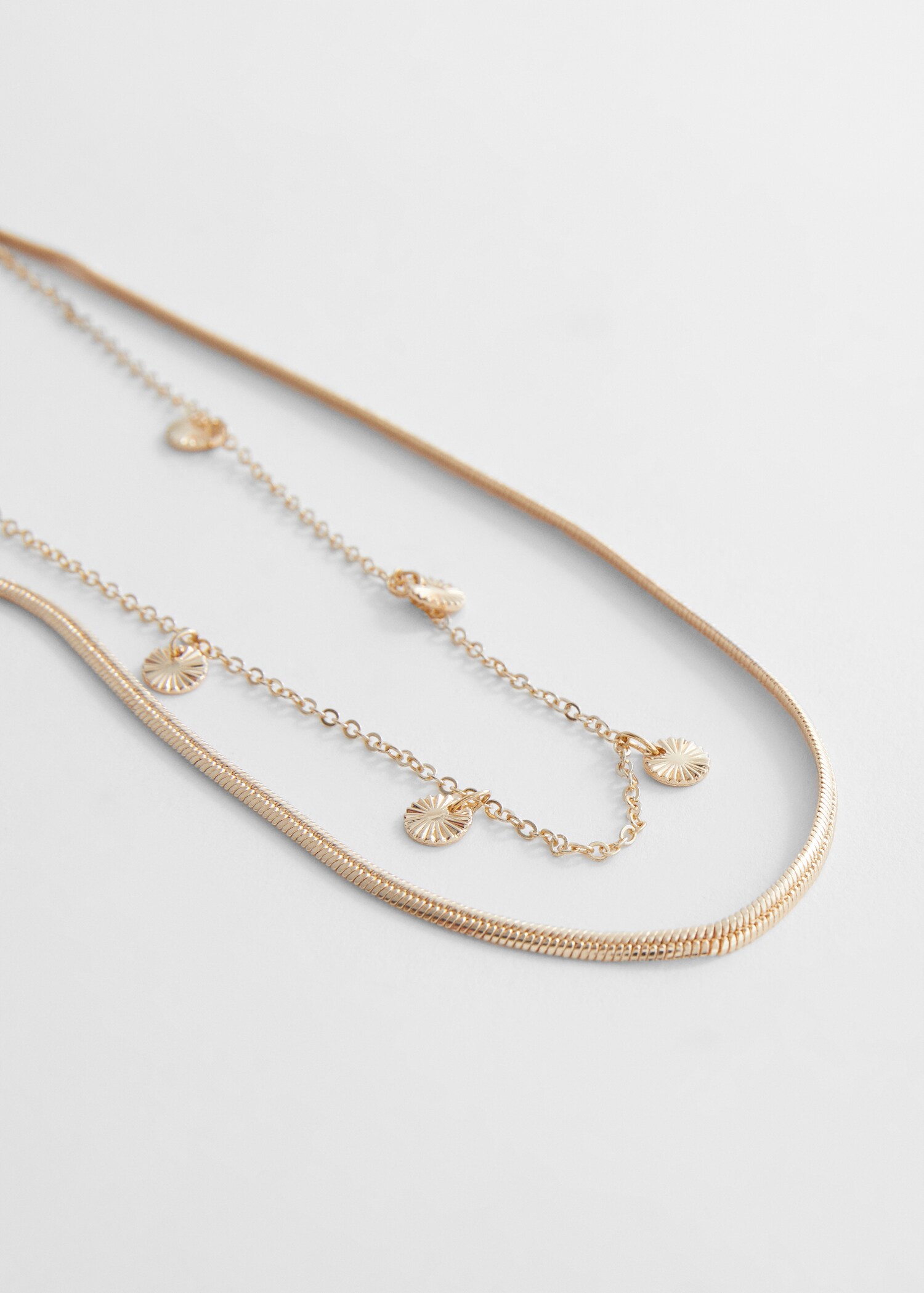 Pack of 2 chain necklaces - Details of the article 1