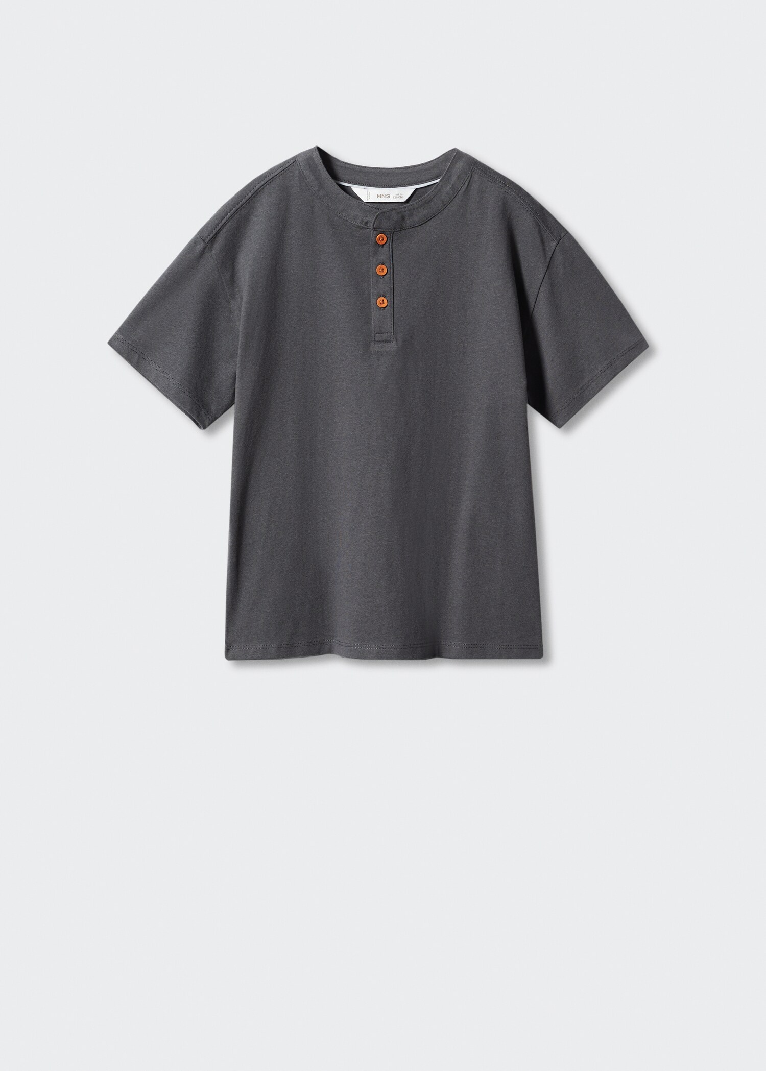 T-shirt col tunisien - Article sans modèle