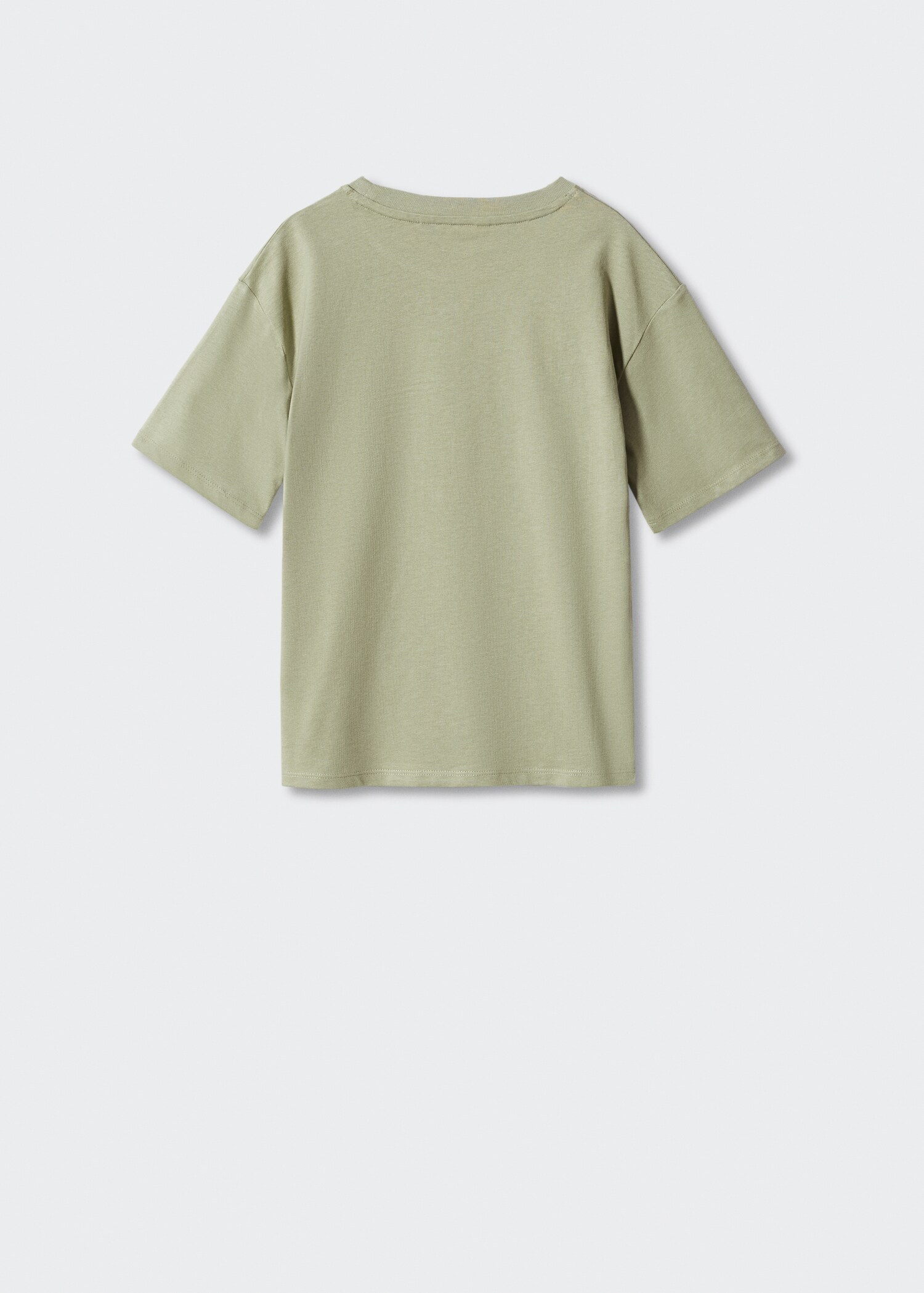 T-shirt with print drawing  - Reverse of the article