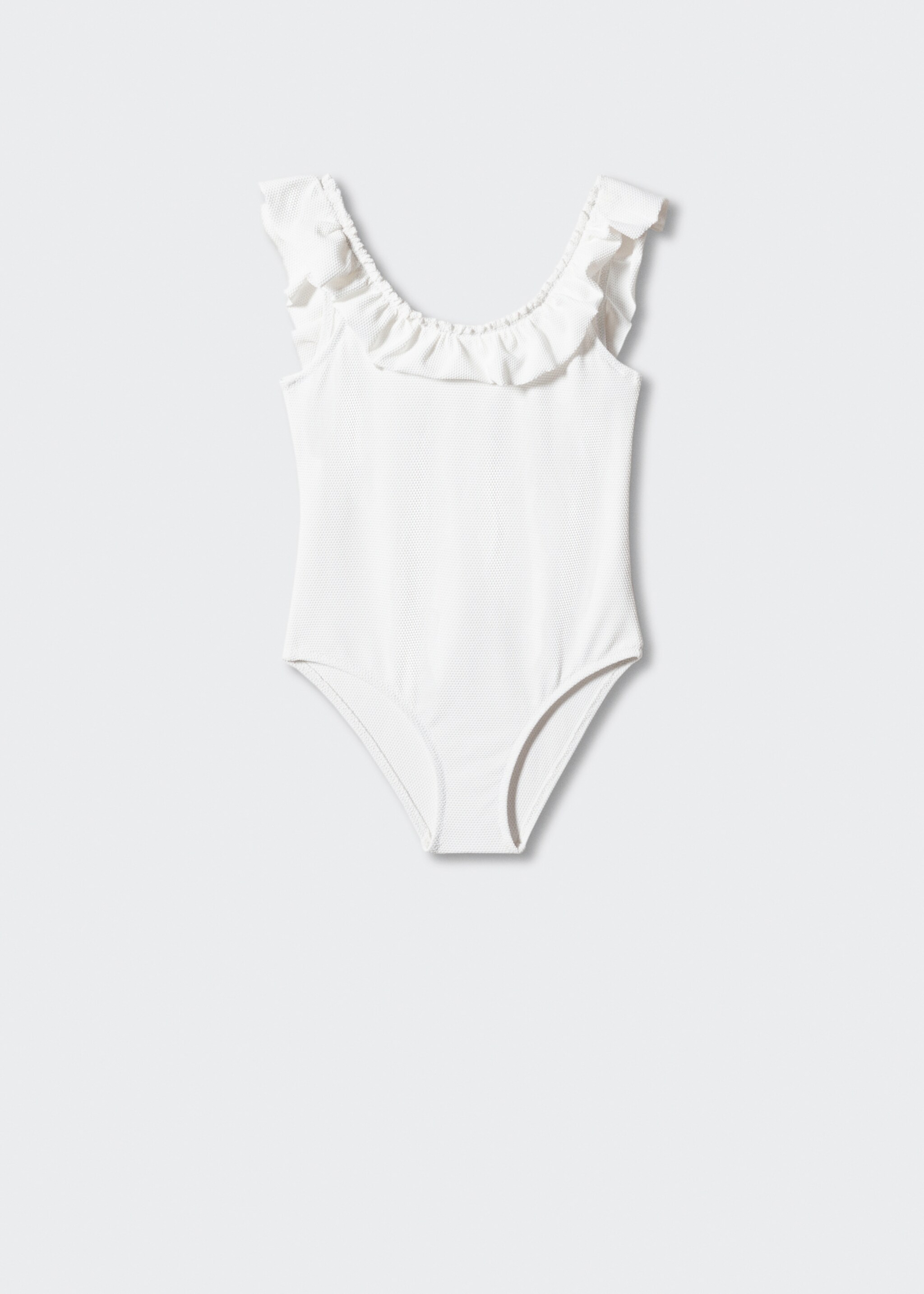 بدلة سباحة بها كشكشة - منتج دون نموذج, أبيض. Ref: 47004451-00.