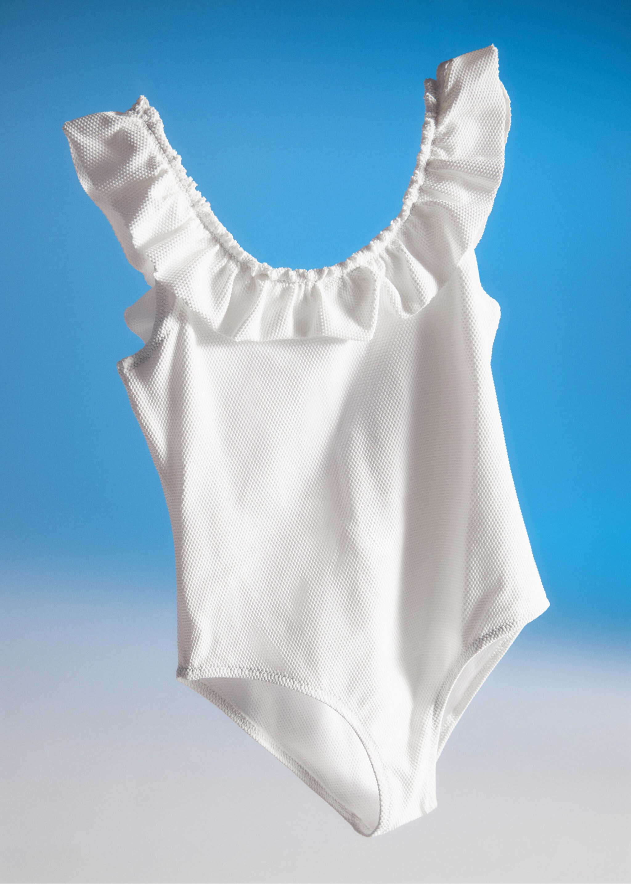 بدلة سباحة بها كشكشة - تفاصيل المنتج 5, أبيض. Ref: 47004451-00.