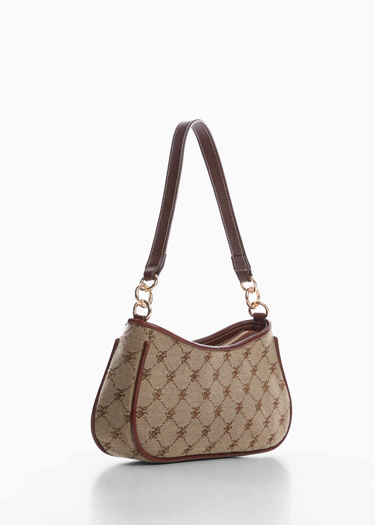 Jacquard shoulder bag - Medium plane