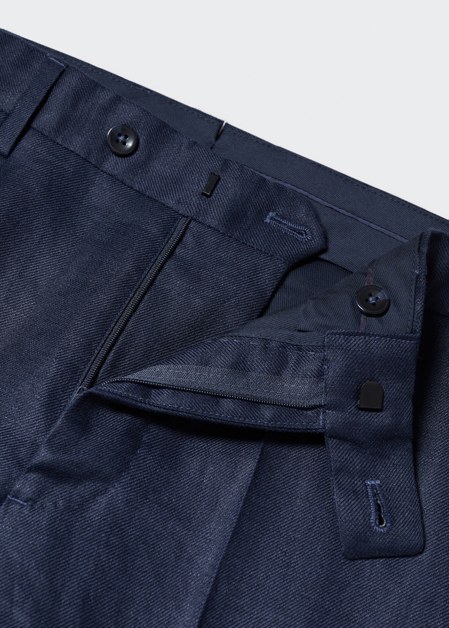100% linen suit trousers - Details of the article 8