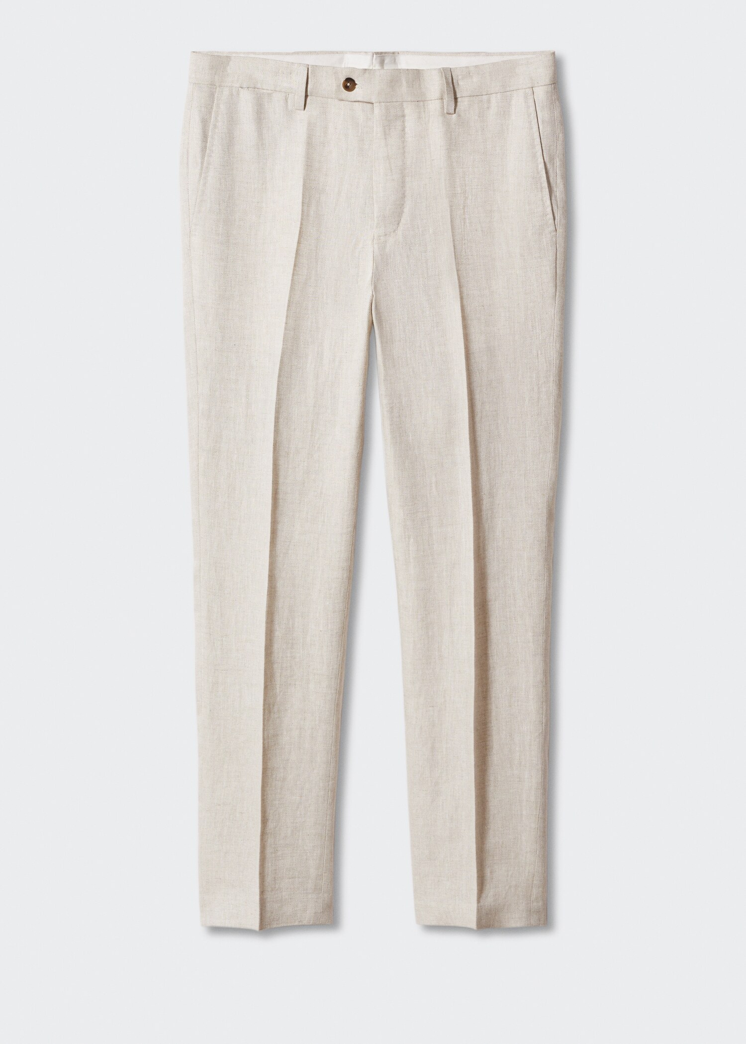 Pantaloni de costum din in 100% - Articol fără model