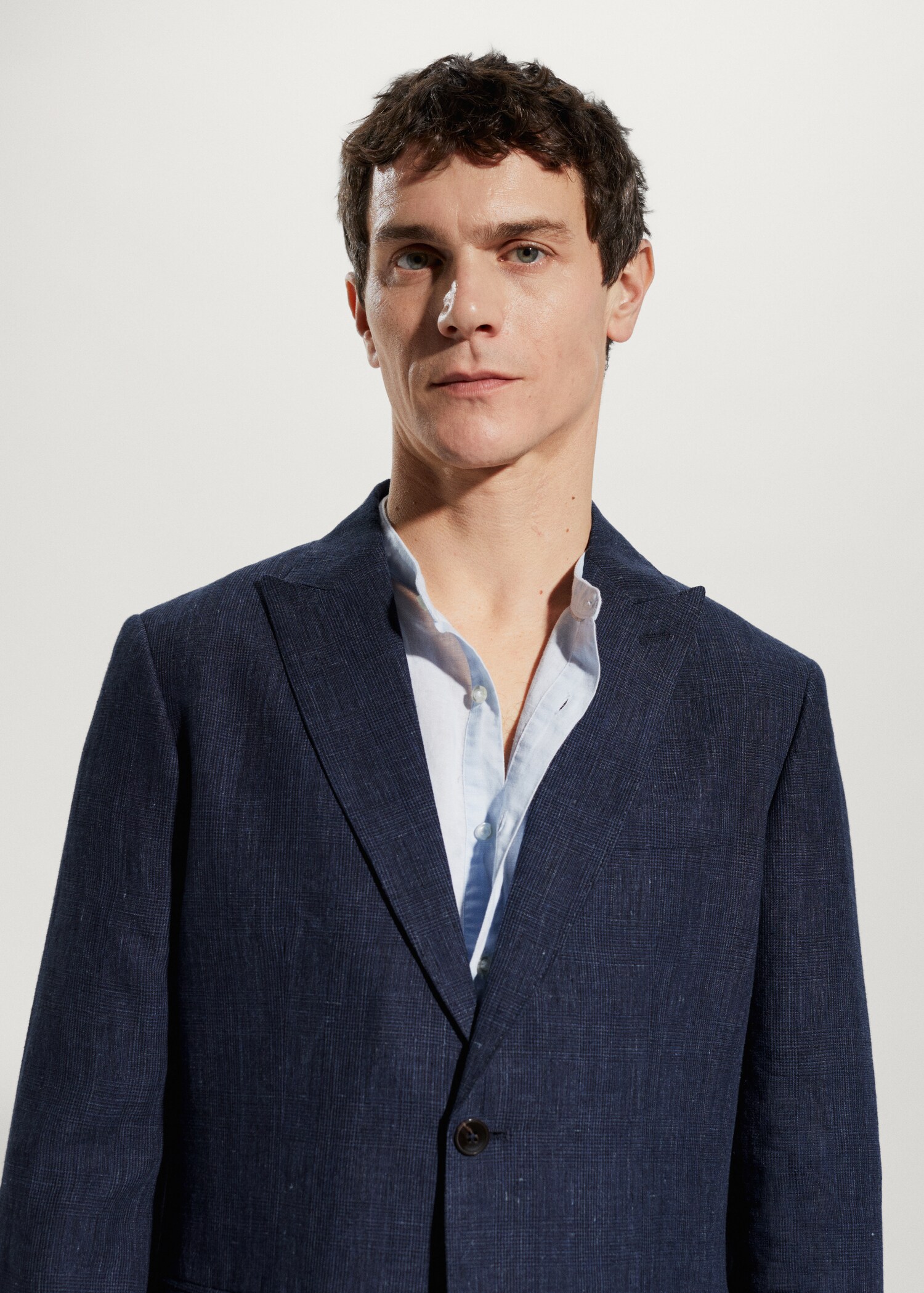Blazer suit 100% linen - Details of the article 1